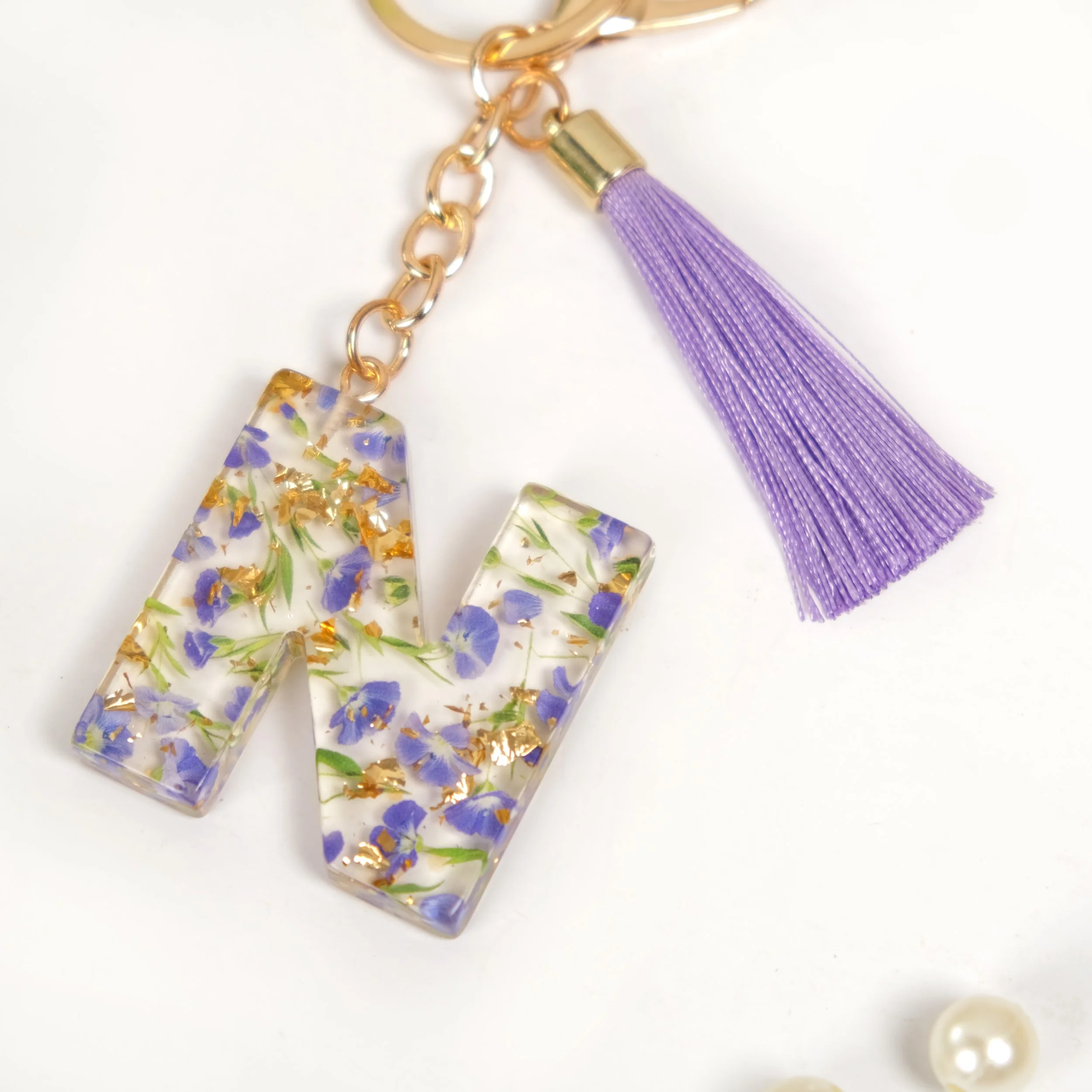 Nestled Blossoms N Resin Keychain - Image 7