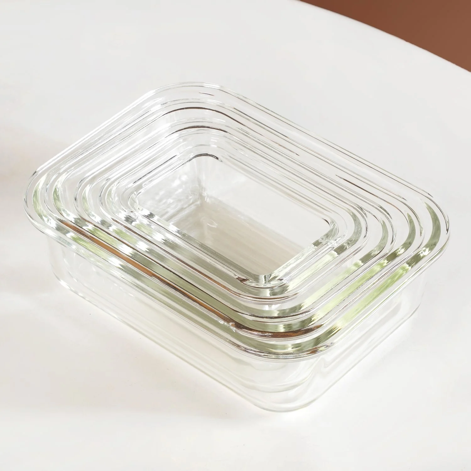 Nestro Airtight Food Storage Box Set Of 5 Green XS 185ml S 370ml M 600ml L 1000ml XL 1500ml - Image 7