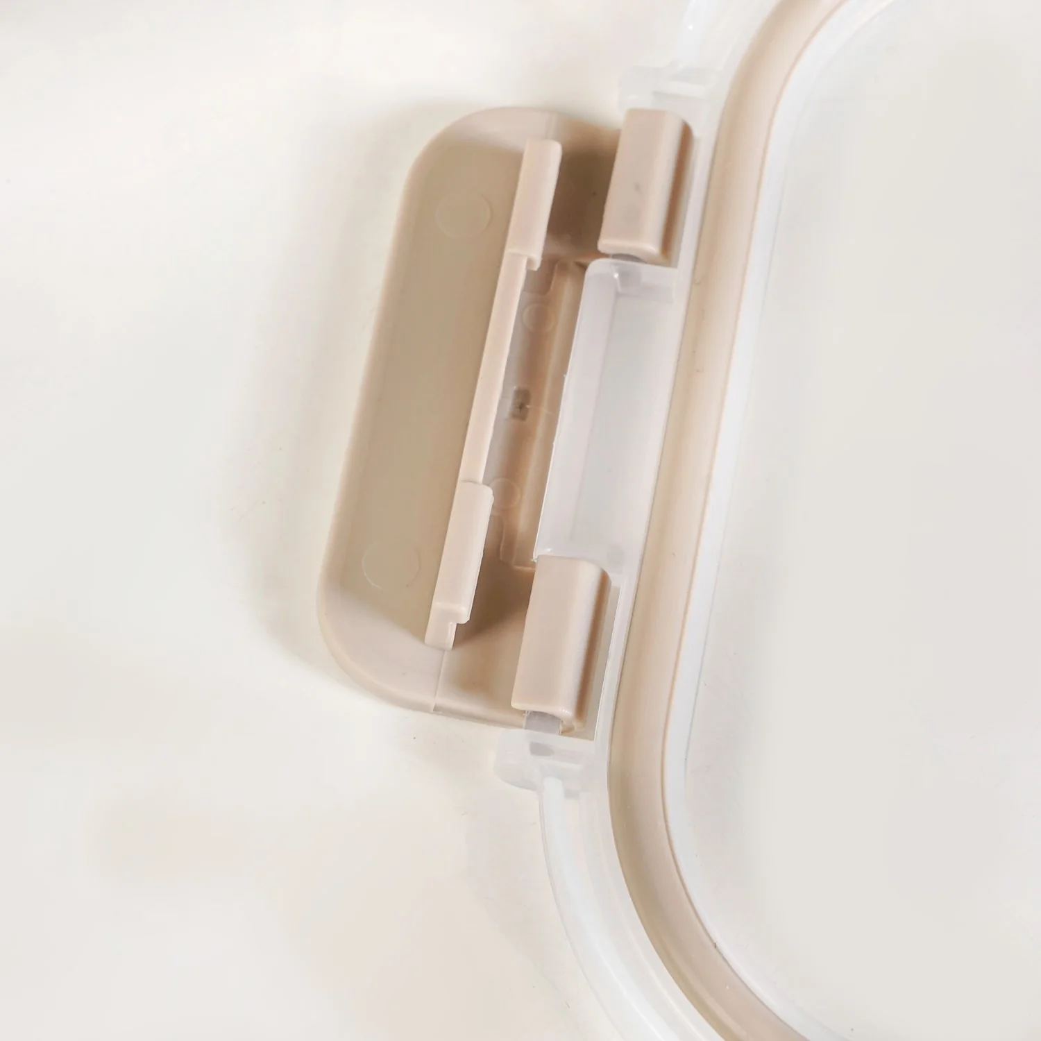 Nestro Airtight Food Storage Square Container Set Of 4 Beige S 300ml M 500ml L 800ml XL 1200ml - Image 6