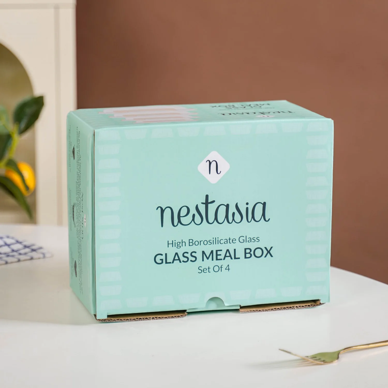 Nestro Microwave Safe Stackable Food Storage Box Set Of 4 Green S 370ml M 600ml L 1000ml Xl 1500ml - Image 11