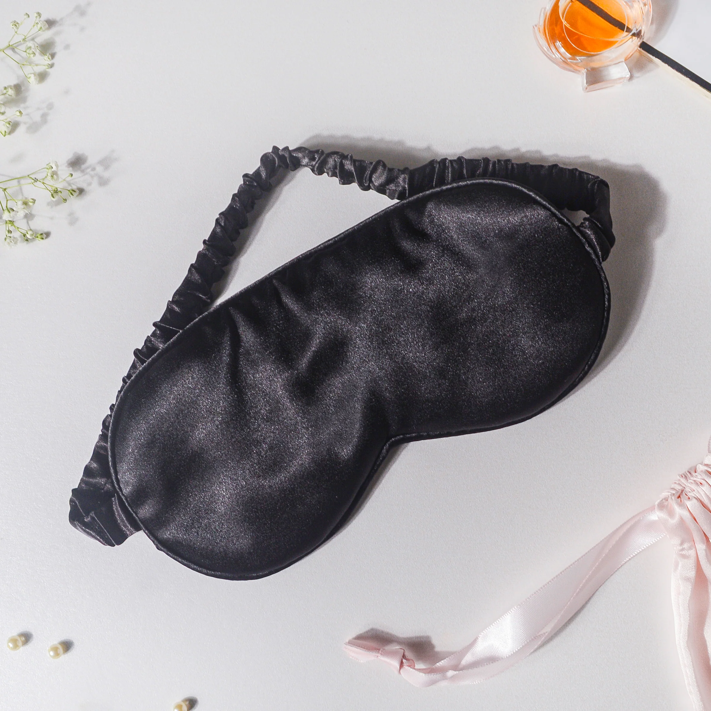 Night Sky Black Travel Eye Mask - Image 6