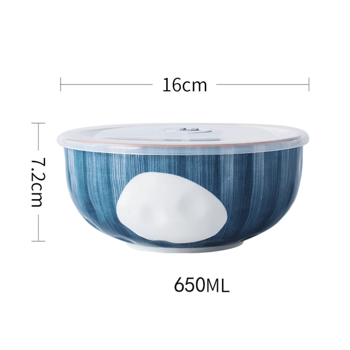 Nitori Dots Ceramic Serving Bowl 650ml - Image 6