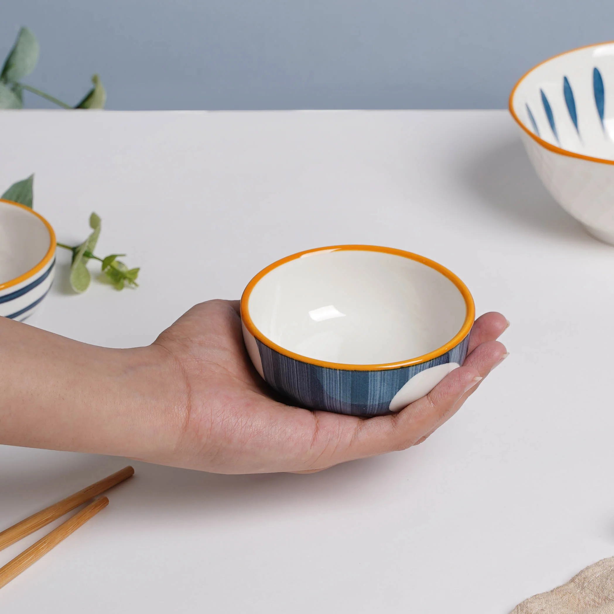 Nitori Circle Ceramic Dip Bowl - Image 2