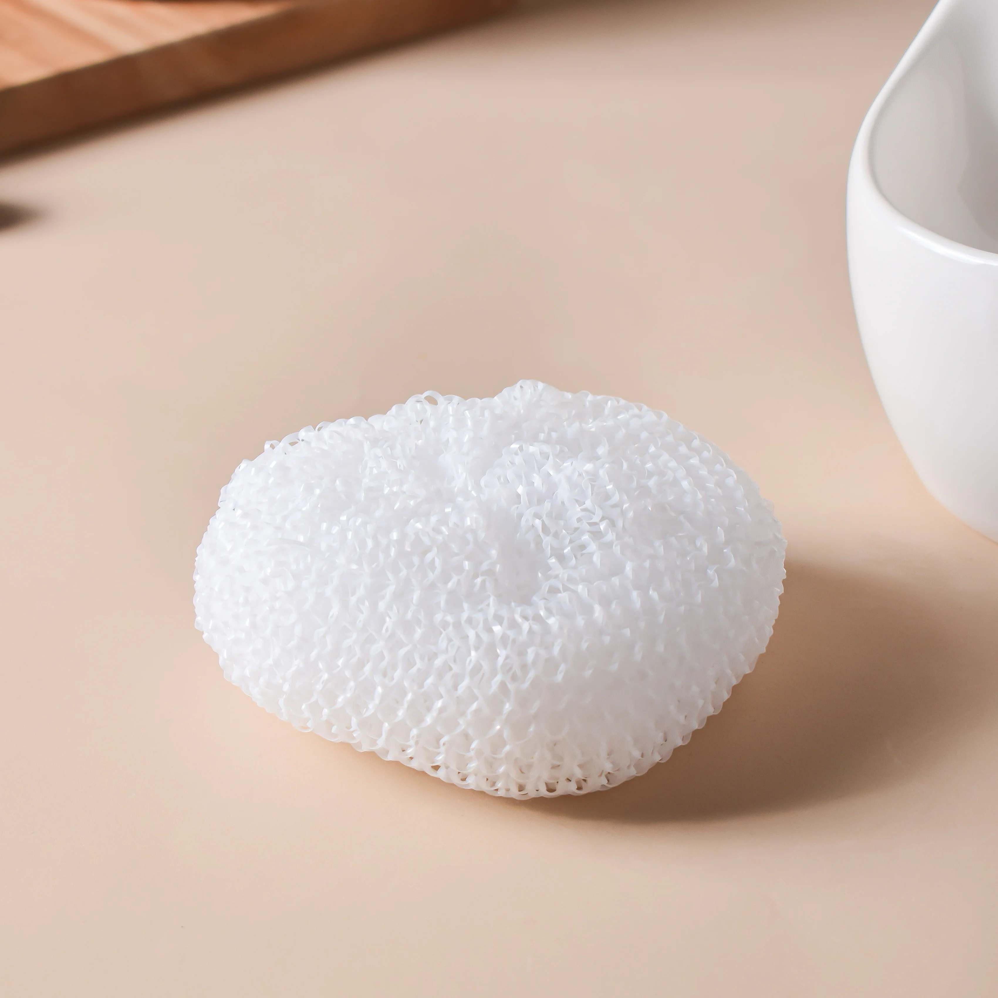 Noelle White Dispenser With Scrubber 450ml - Image 7