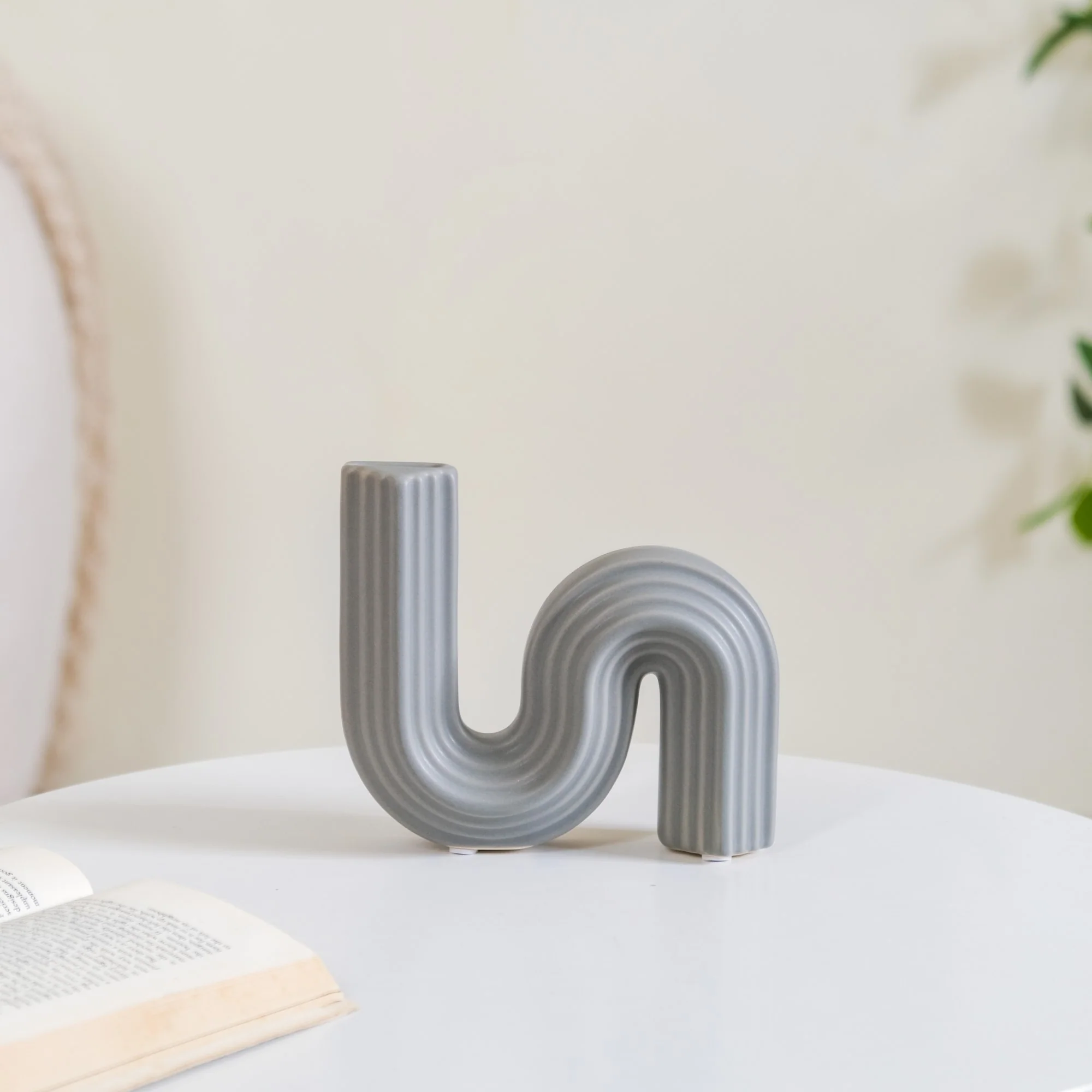 Nordic Flow S Vase Grey - Image 6
