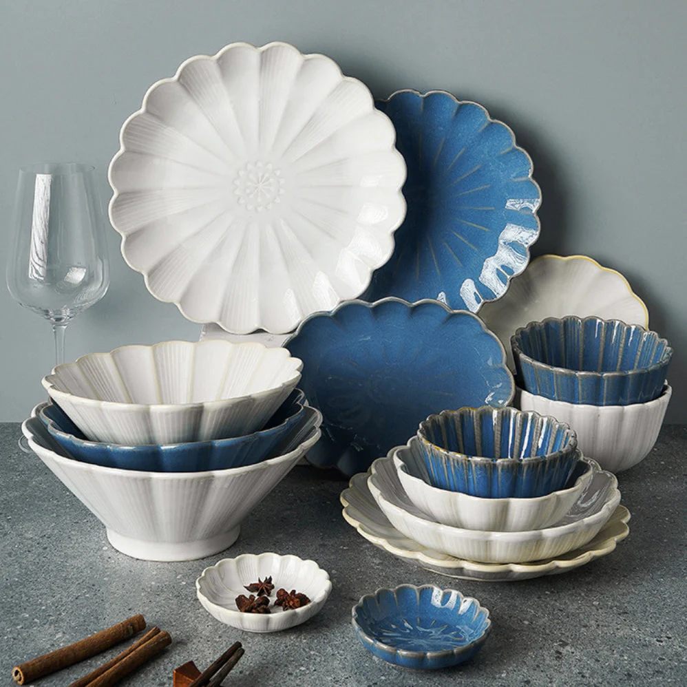 Ocean Ceramic Snack Plate White 6 Inch - Image 3