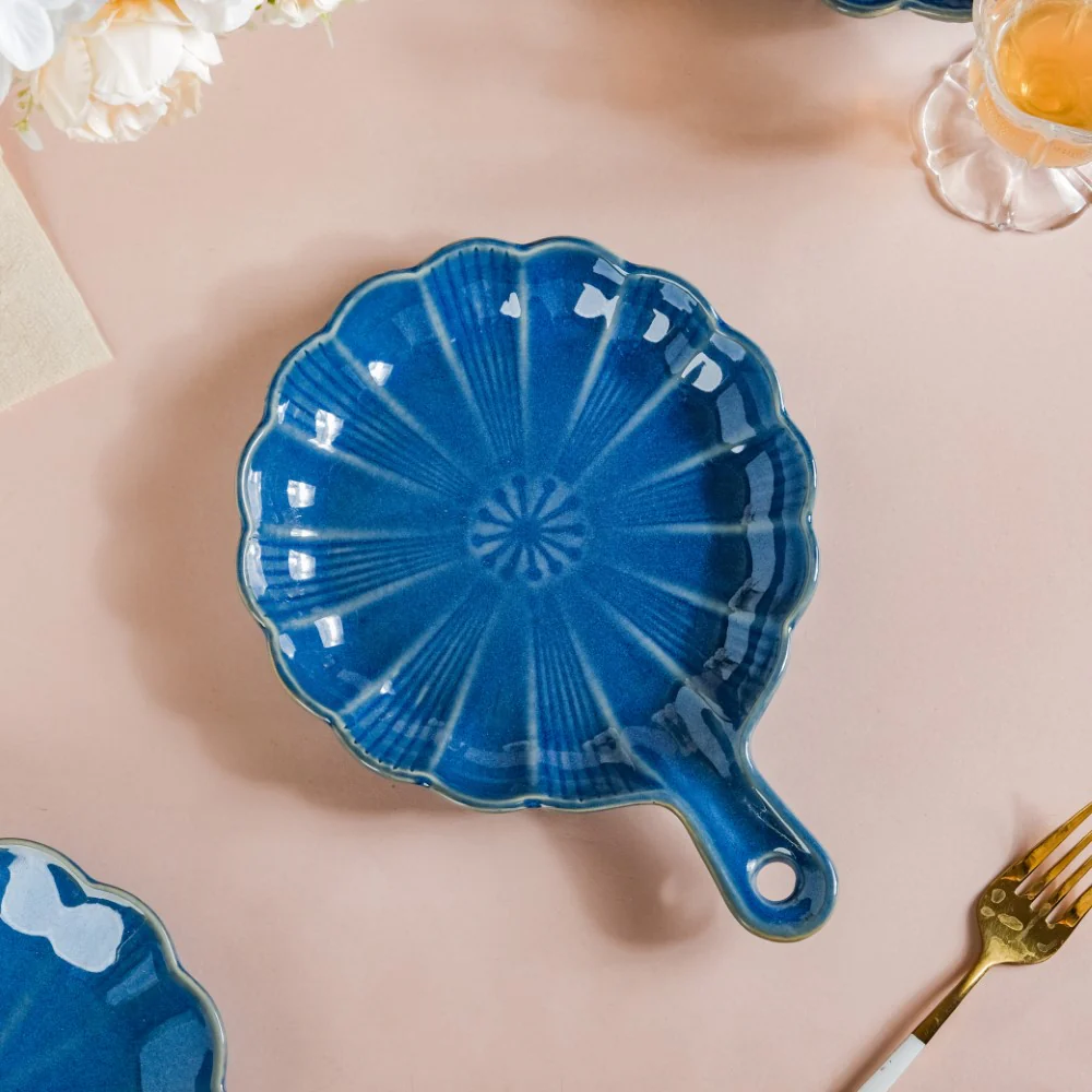 Ocean Plate With Handle Blue - Image 3