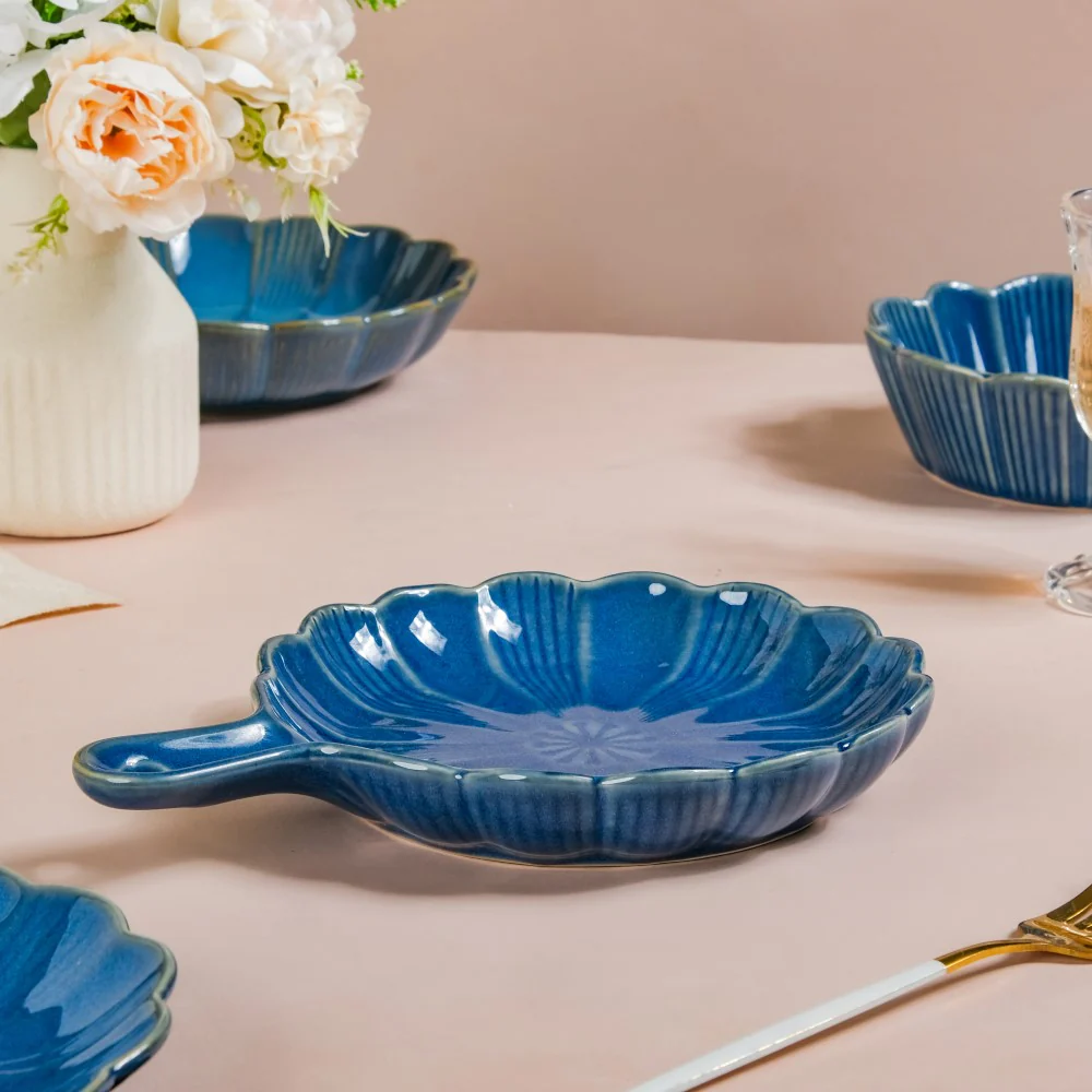 Ocean Plate With Handle Blue - Image 4
