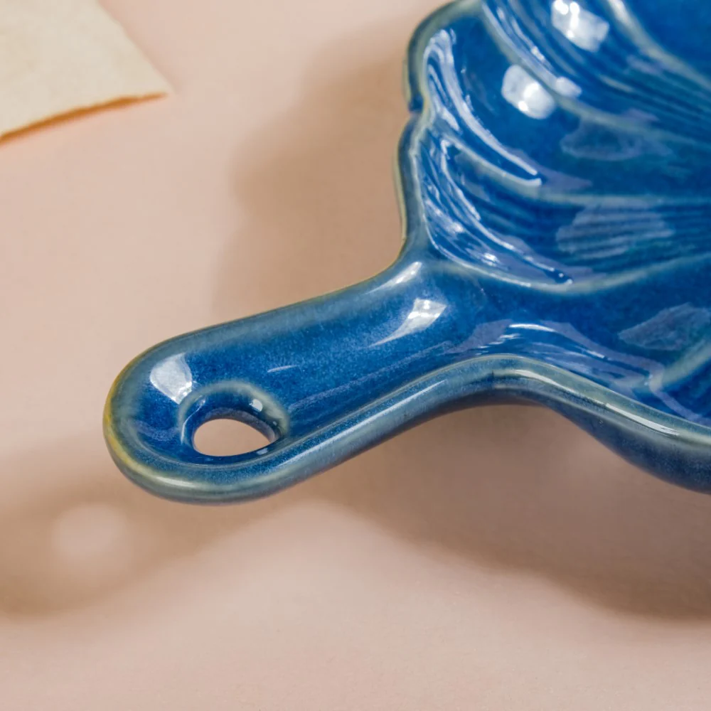 Ocean Plate With Handle Blue - Image 5