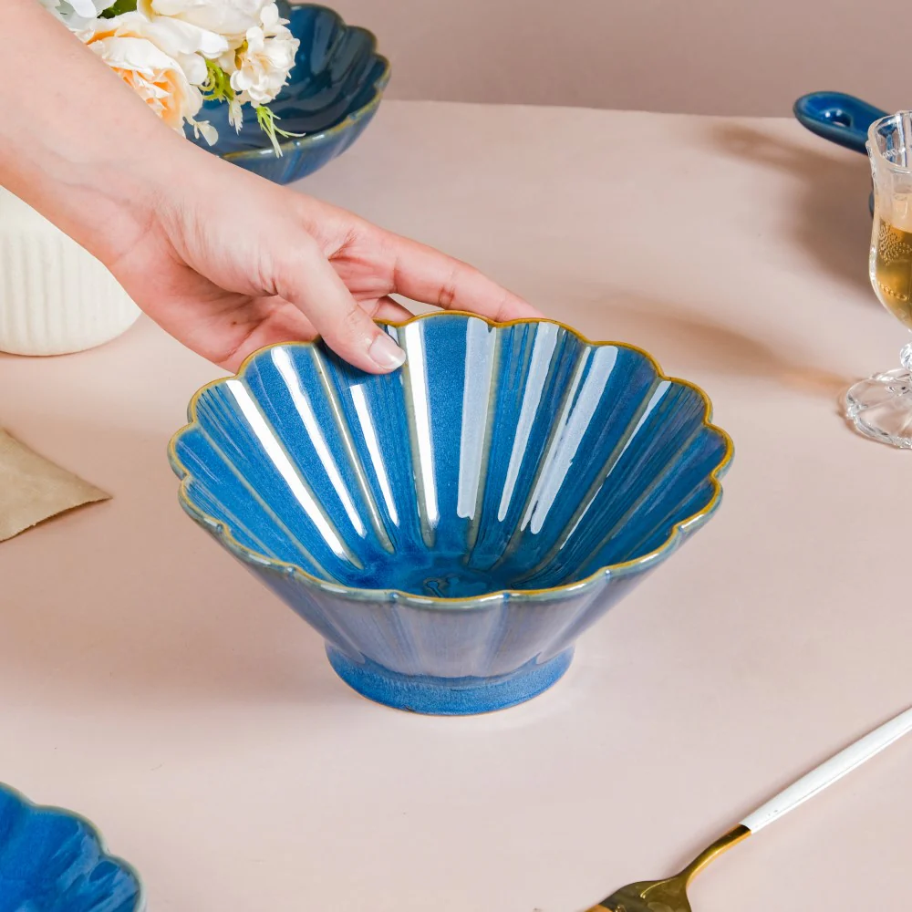 Ocean Ramen Bowl Blue Small 550ml - Image 2