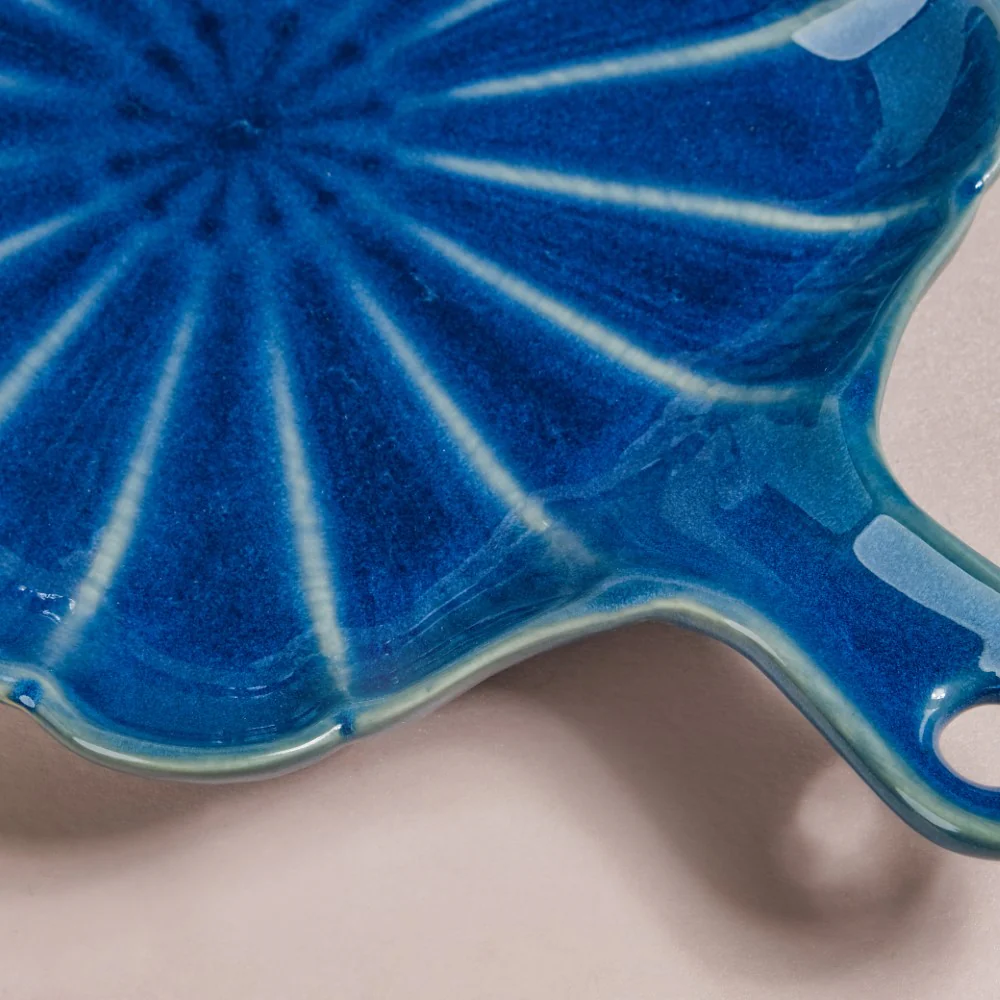 Ocean Square Dish with Handle Blue - Image 7
