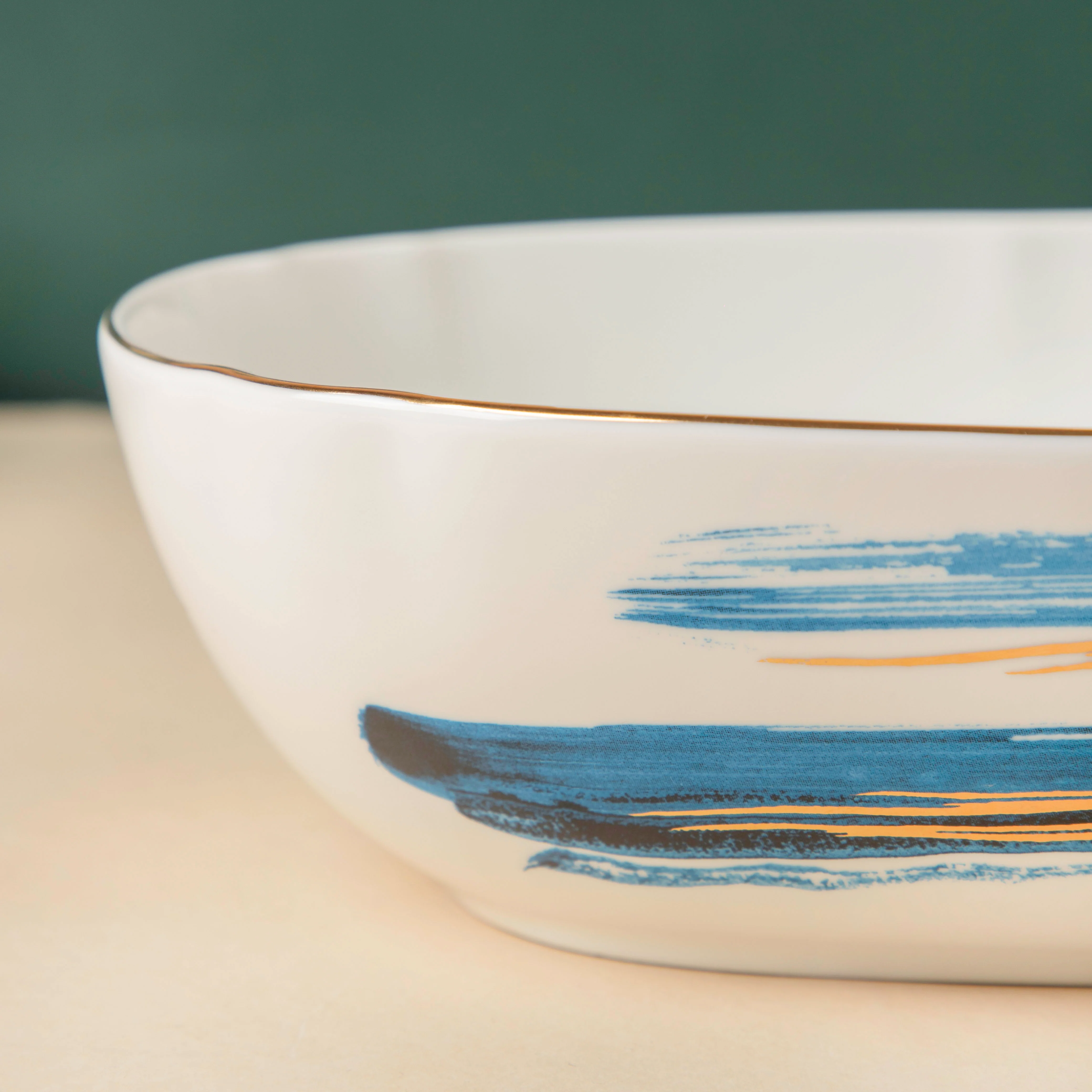Oceanic Calm Blue Serving Bowl 10 Inch - Image 5