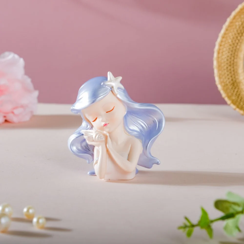 Oceanic Life Pearly Mermaid Decor Showpiece - Image 5