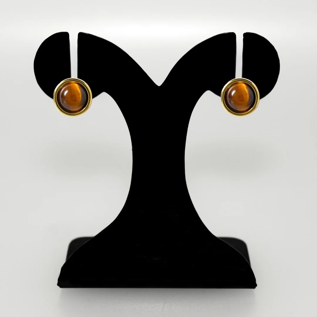 Ochre Dream Circle Studs - Image 6