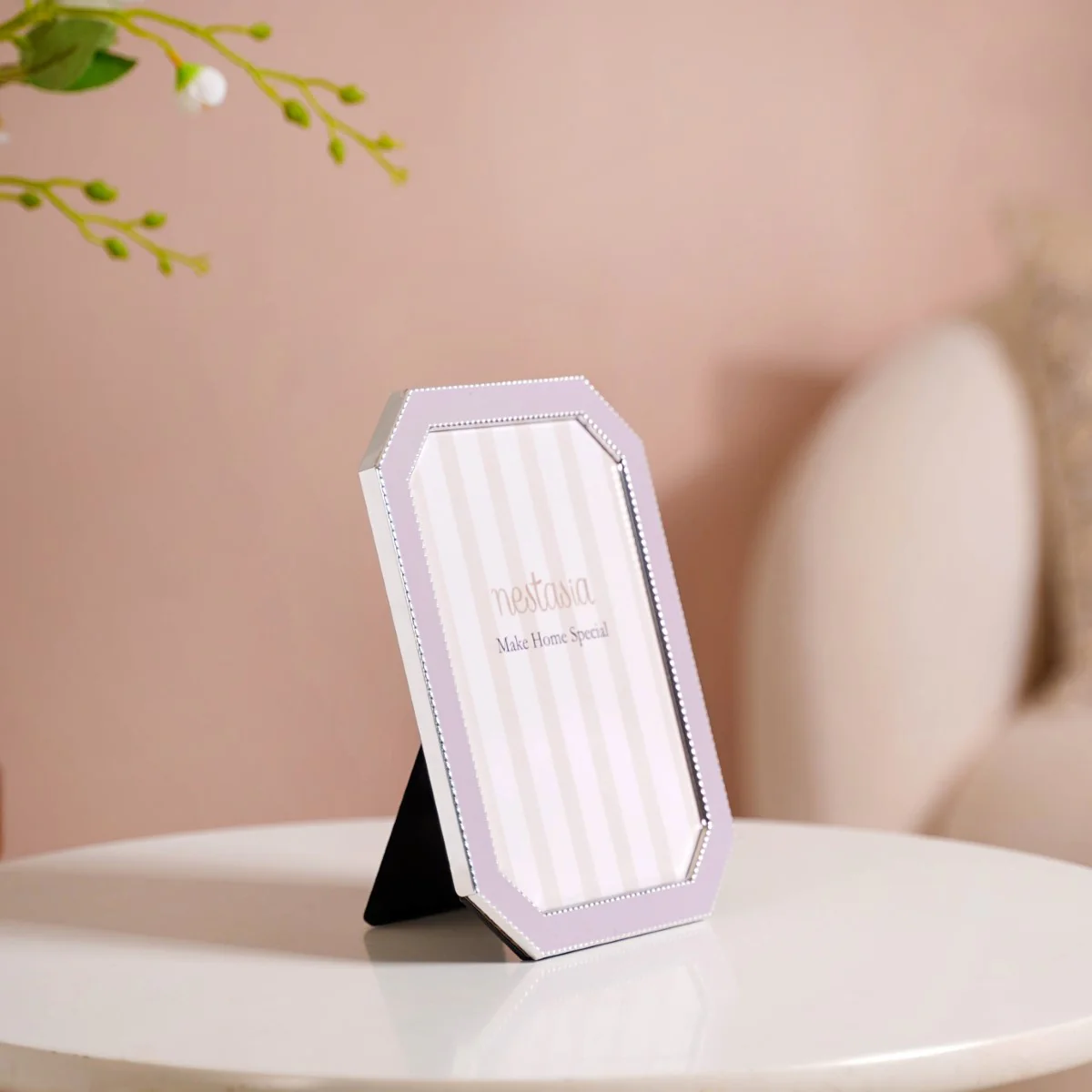 Octagon Metal Picture Frame Lavender Set Of 2 - Image 11
