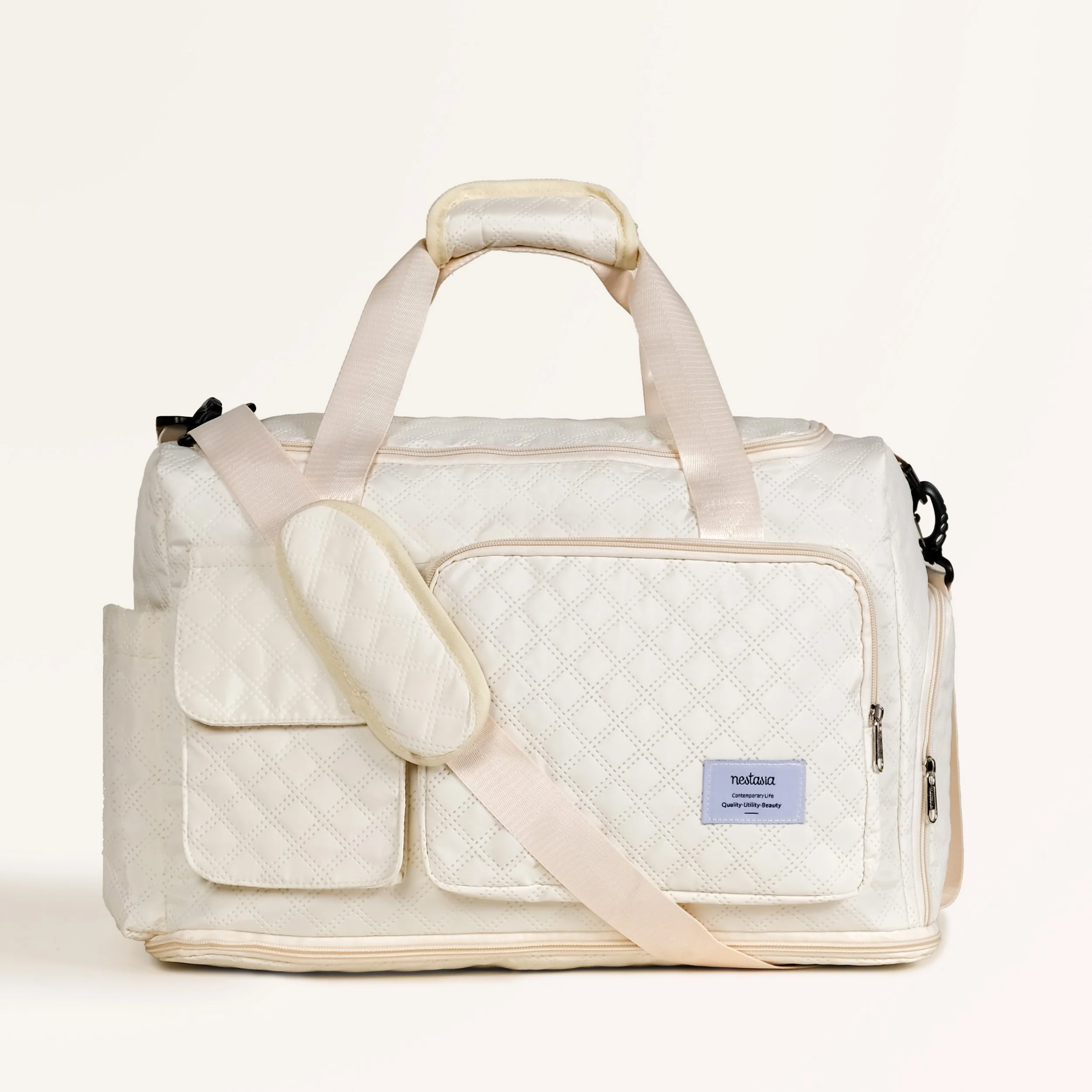 Off-White Dova Adjustable Gym Duffle Bag - Image 12