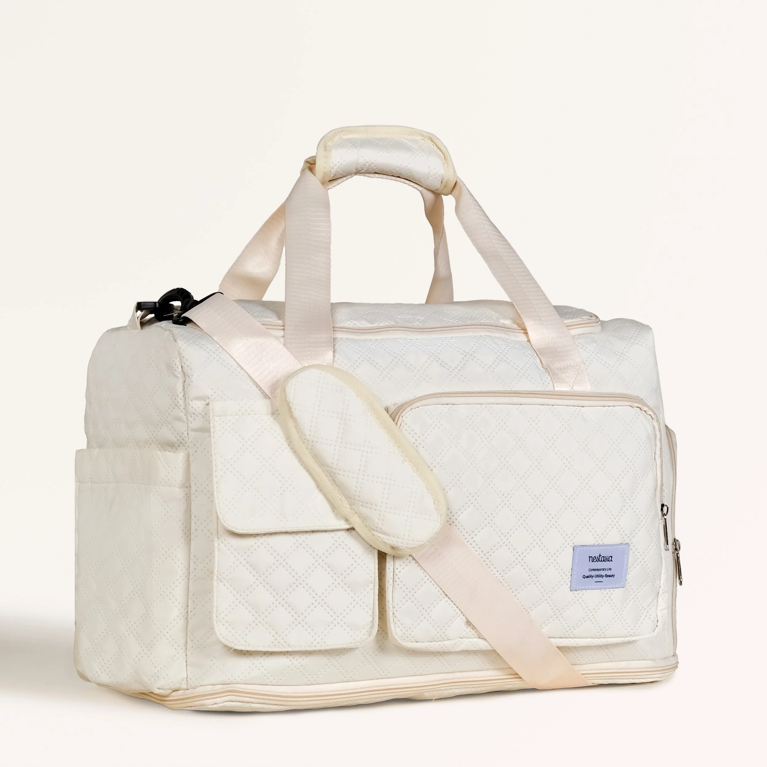 Off-White Dova Adjustable Gym Duffle Bag - Image 13