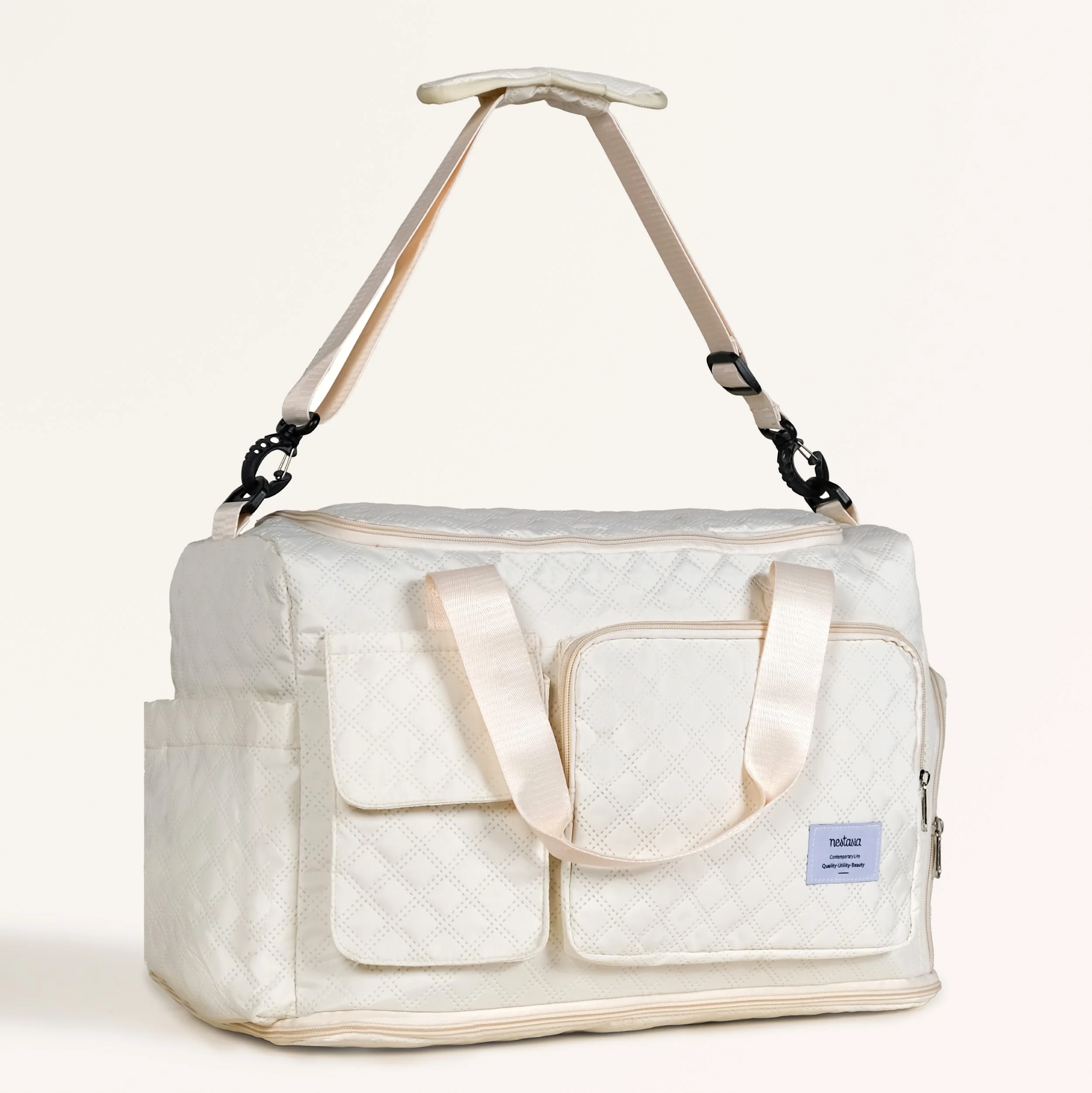 Off-White Dova Adjustable Gym Duffle Bag - Image 8