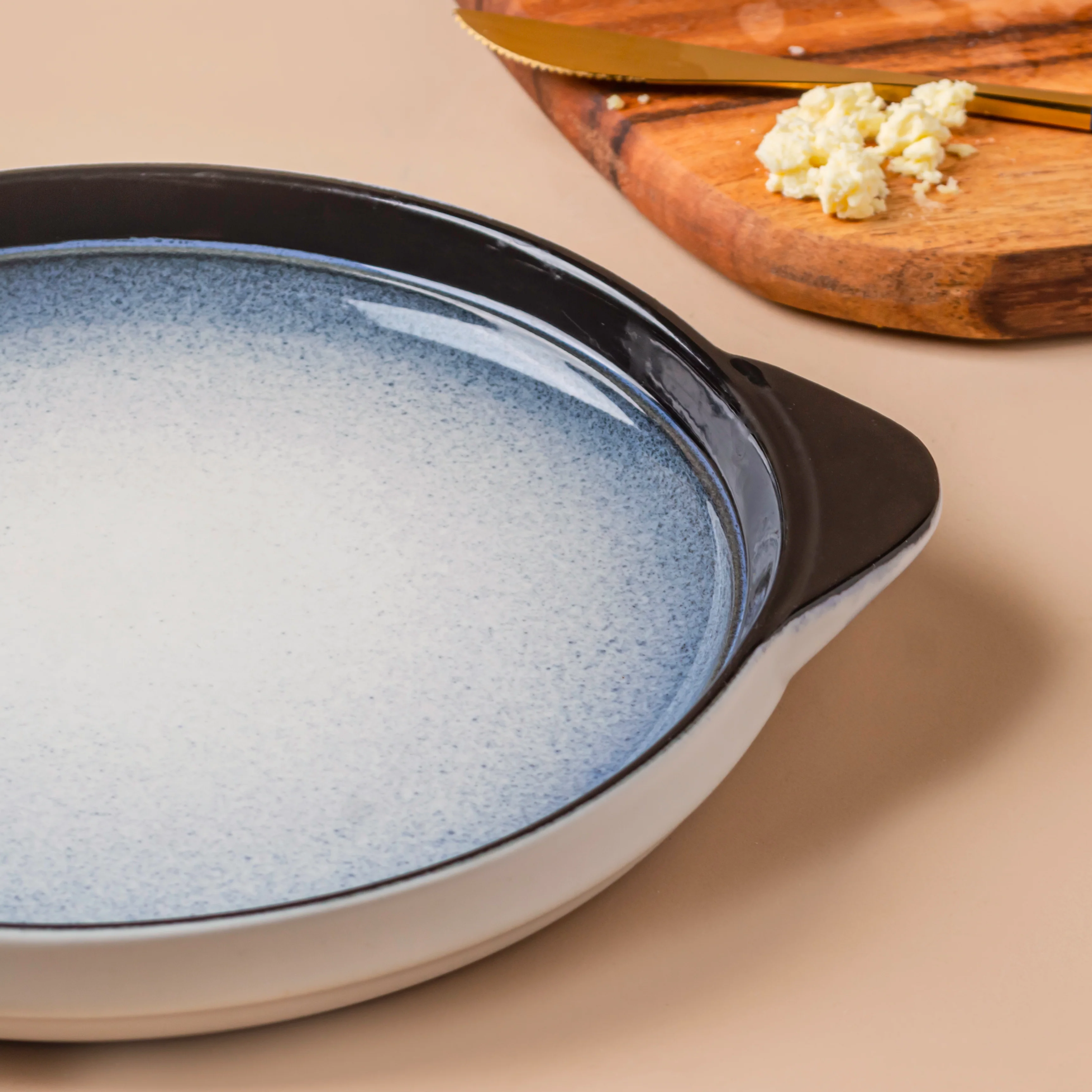 Ombre Blue and White Baking Plate 7.5 Inch - Image 7