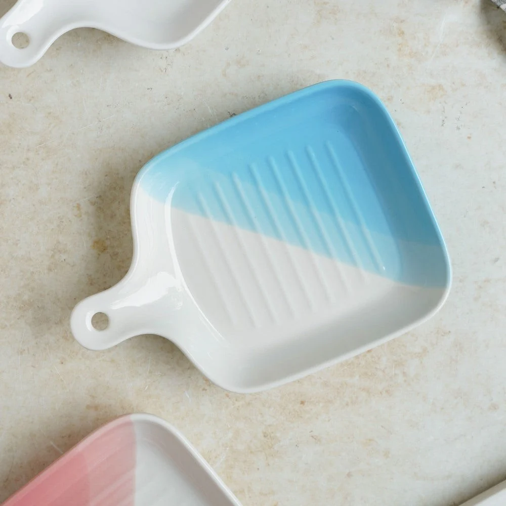 Ombre Plate With Handle - Image 6
