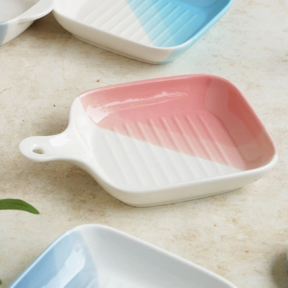 Ombre Plate With Handle - Image 9