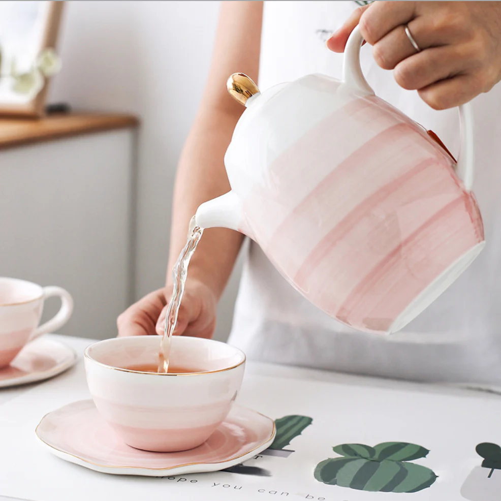 Ombre Tea Set Pink - Image 5
