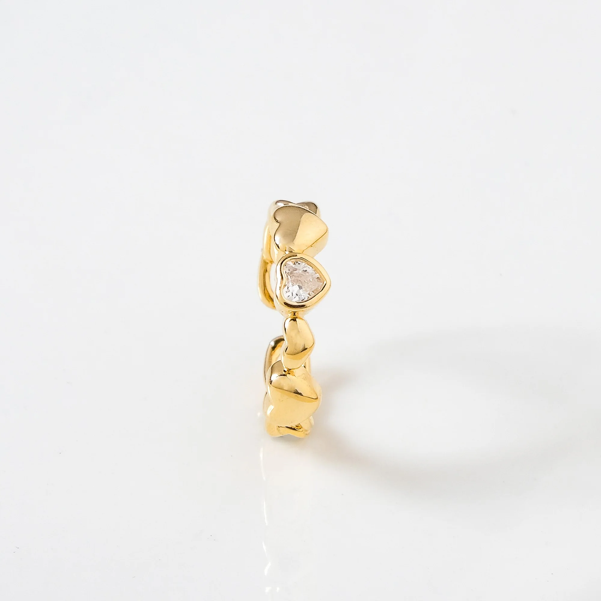 Only Hearts Finger Ring Gold - Image 5
