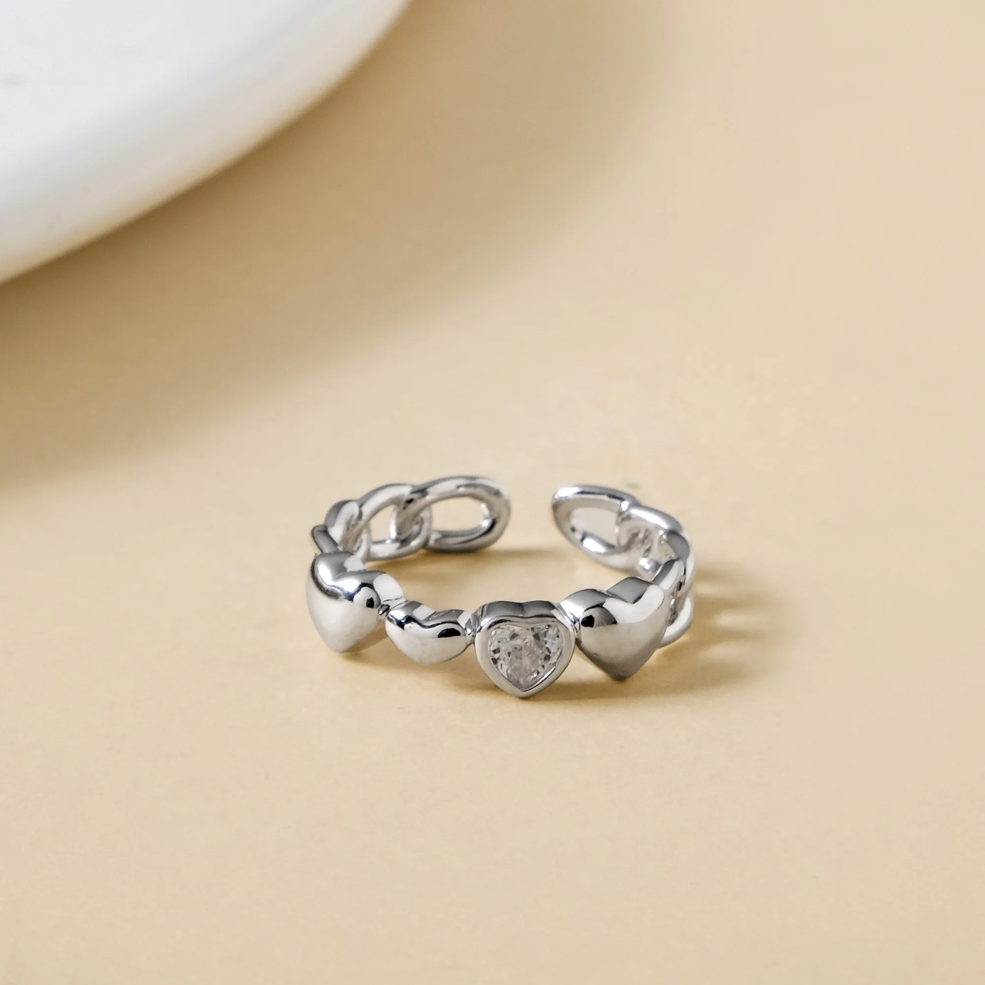 Only Hearts Finger Ring Silver - Image 6