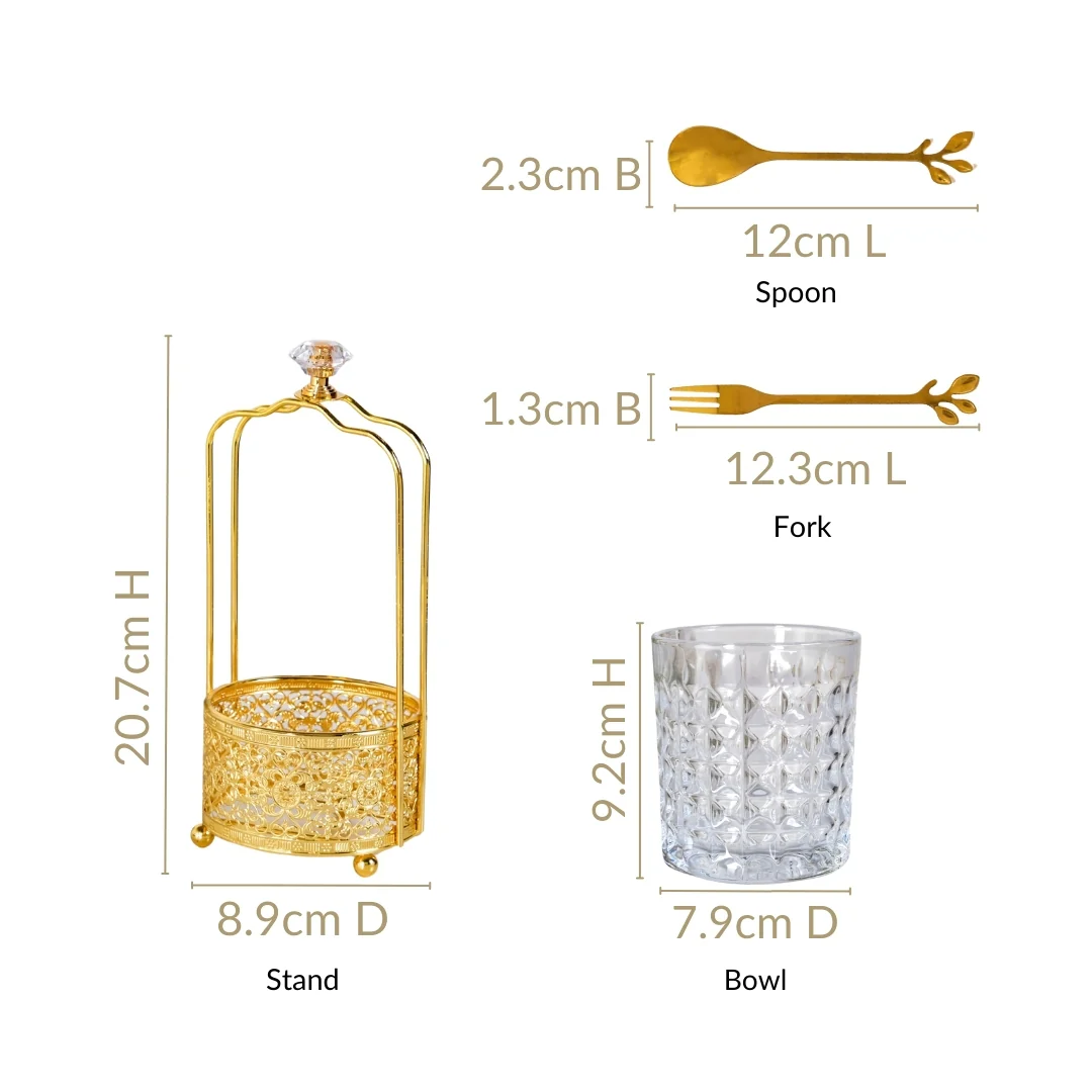 Opulent Baroque Cutlery Holder With Spoons And Forks - Image 4