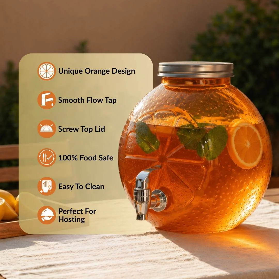 Orange Drink Dispenser 5000ml - Image 2