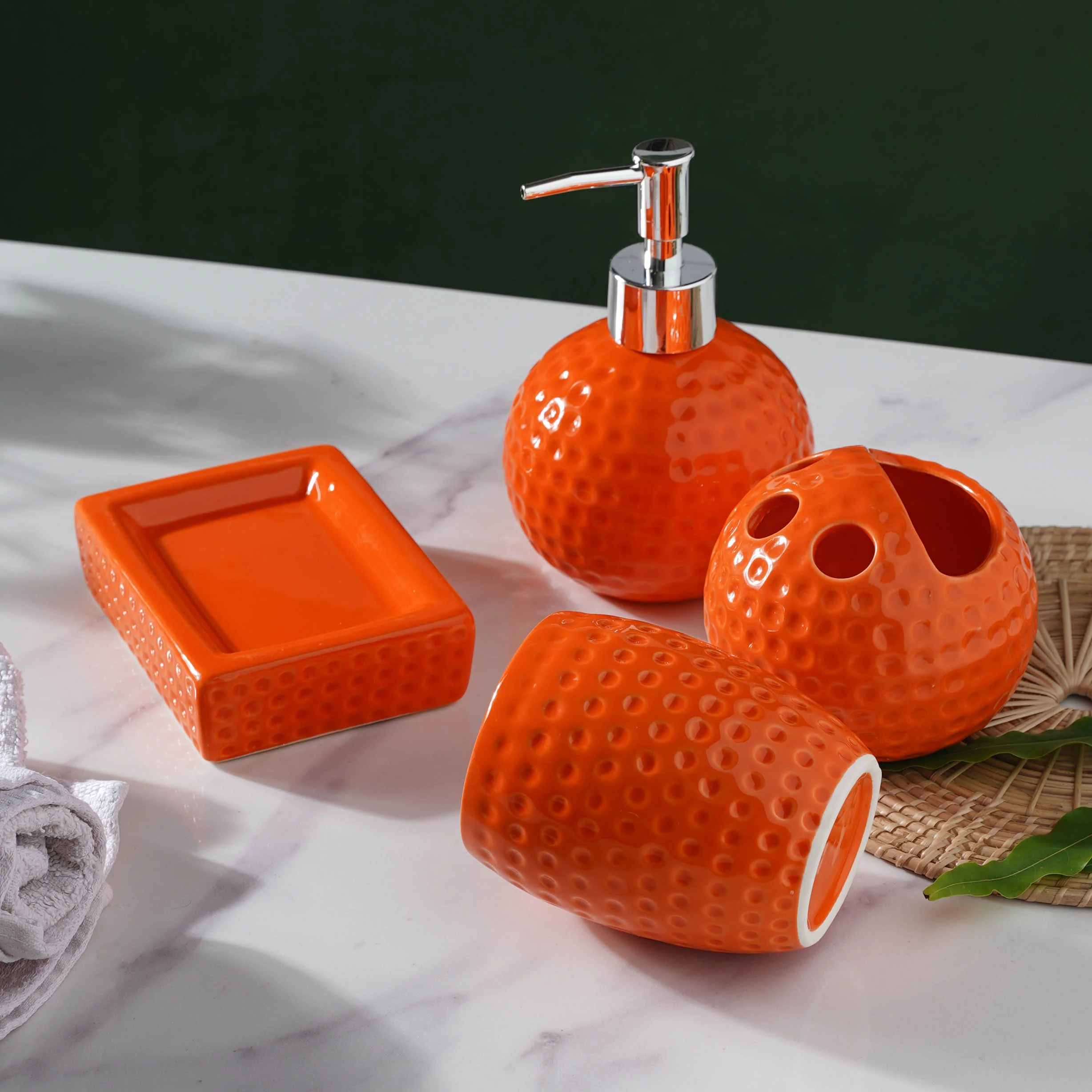 Orange Fantasia Bath Set - Image 2