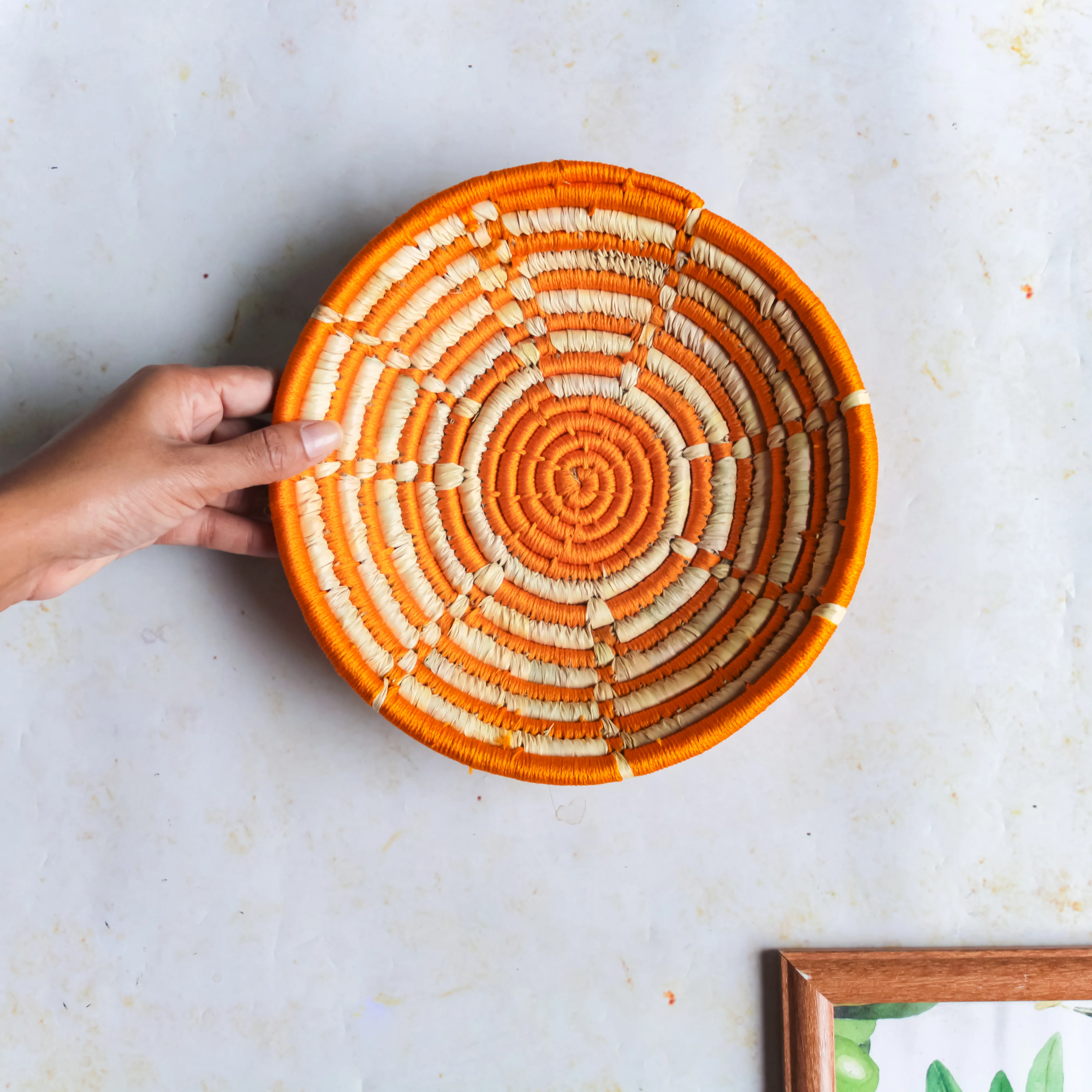Orange Sabai Basket - Image 4