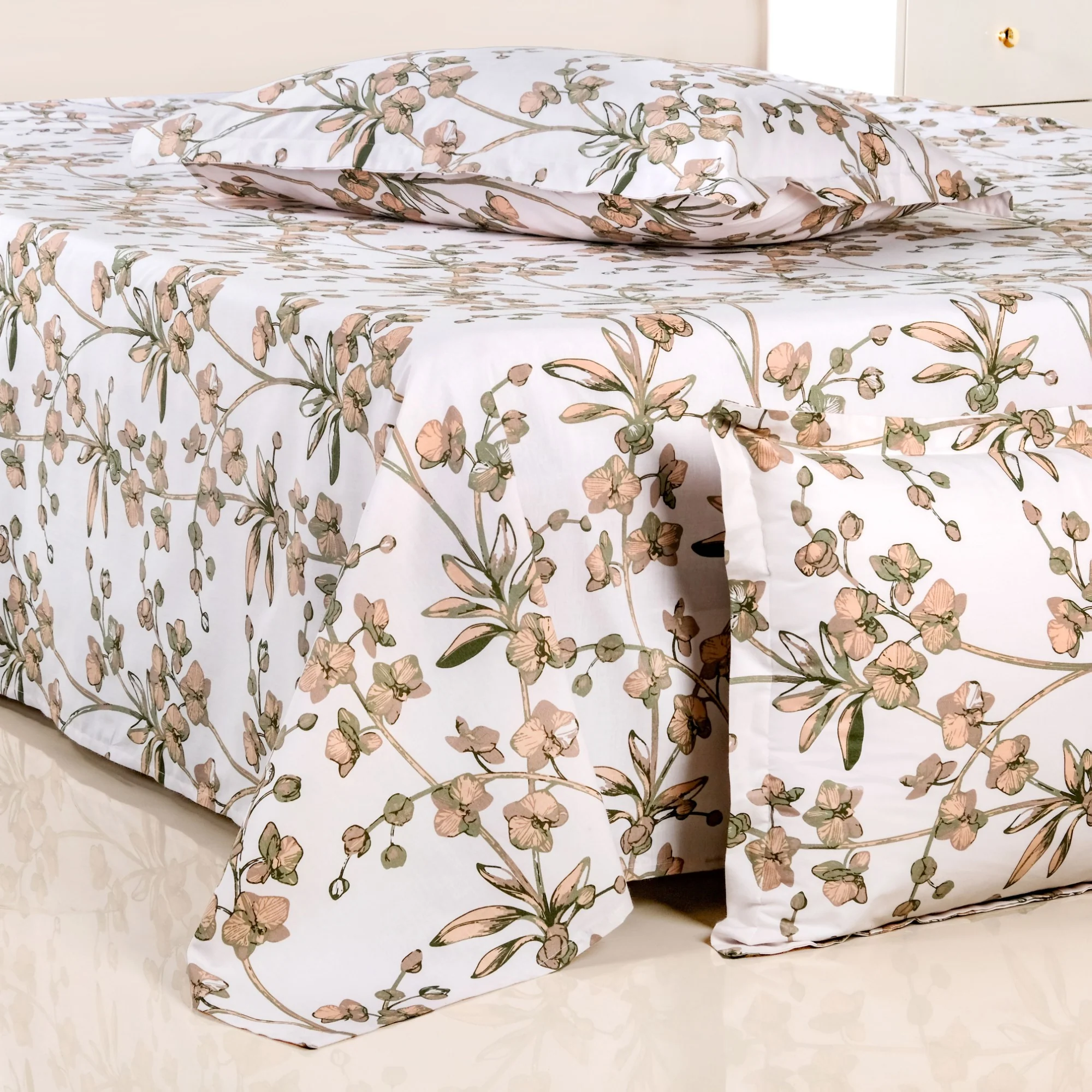 Orchid Grace Queen Size Bedding Set 254x229cm - Image 8