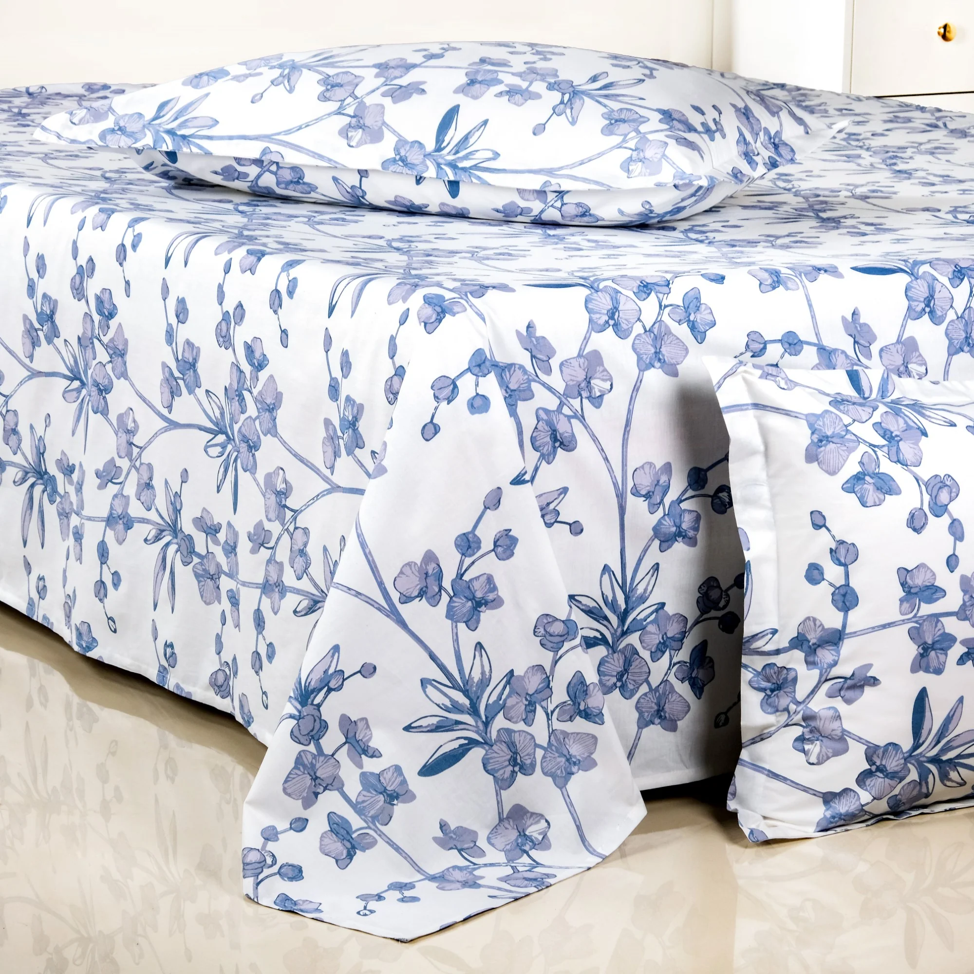 Orchid Whisper Queen Size Bedding Set 254x229cm