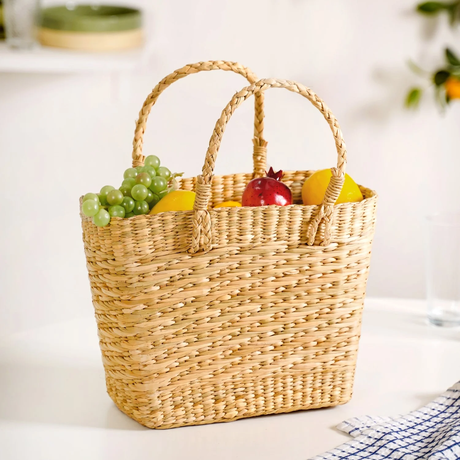 Organic Handwoven Kauna Basket - Image 10