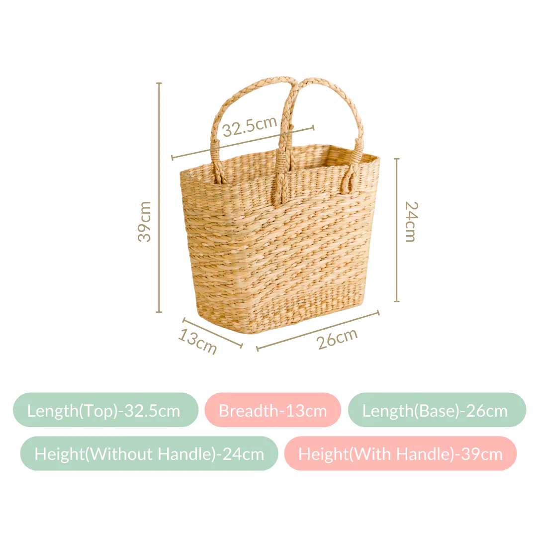Organic Handwoven Kauna Basket - Image 4