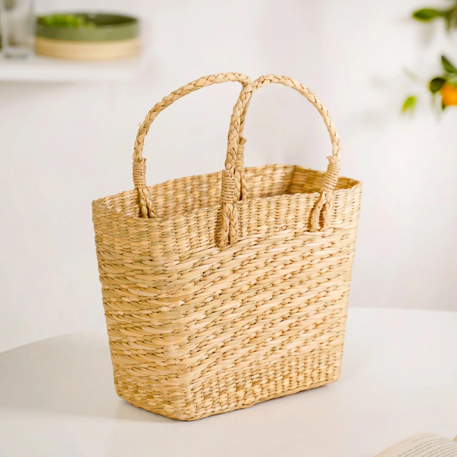 Organic Handwoven Kauna Basket - Image 6