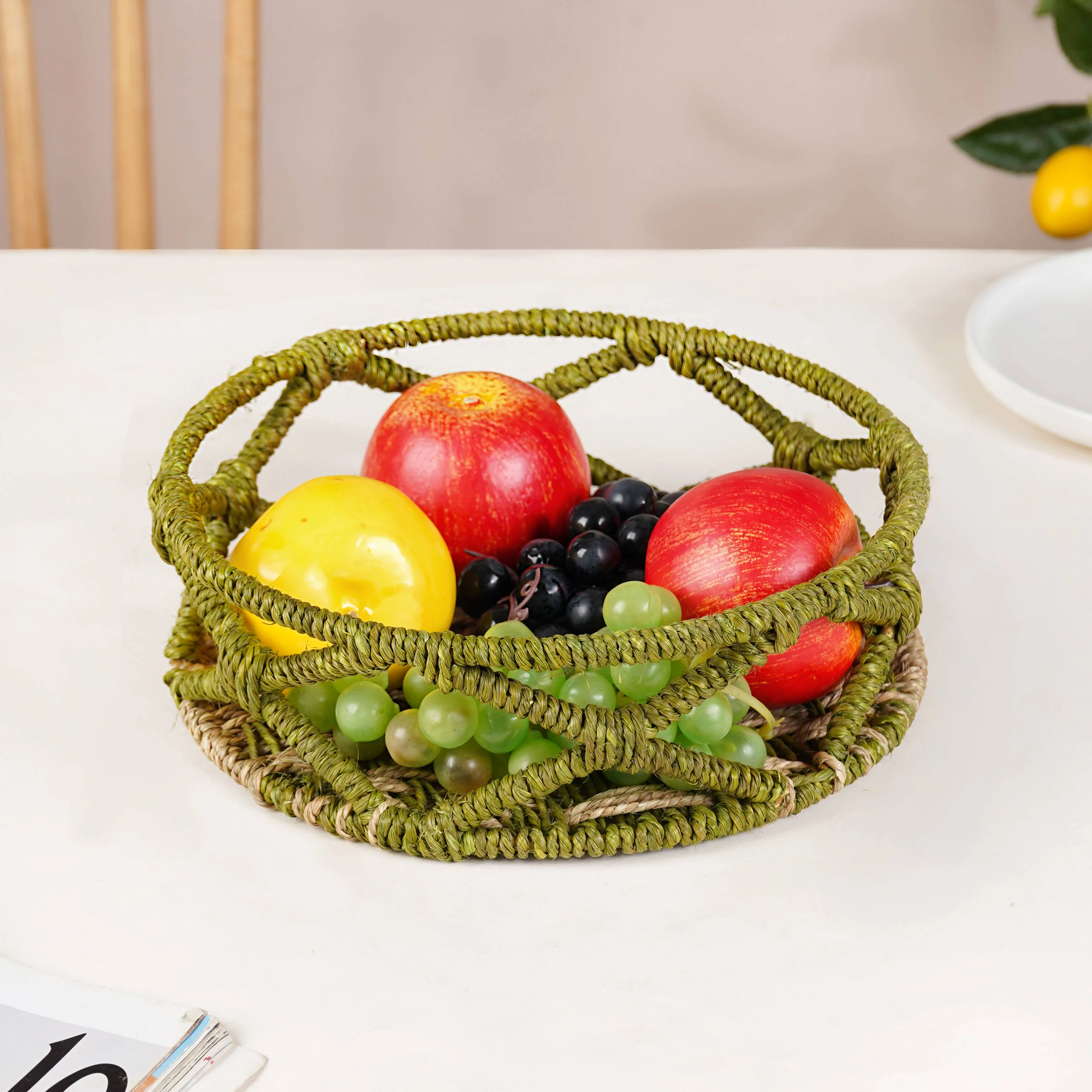 Organic Sabai Grass Kitchen Basket - Image 2