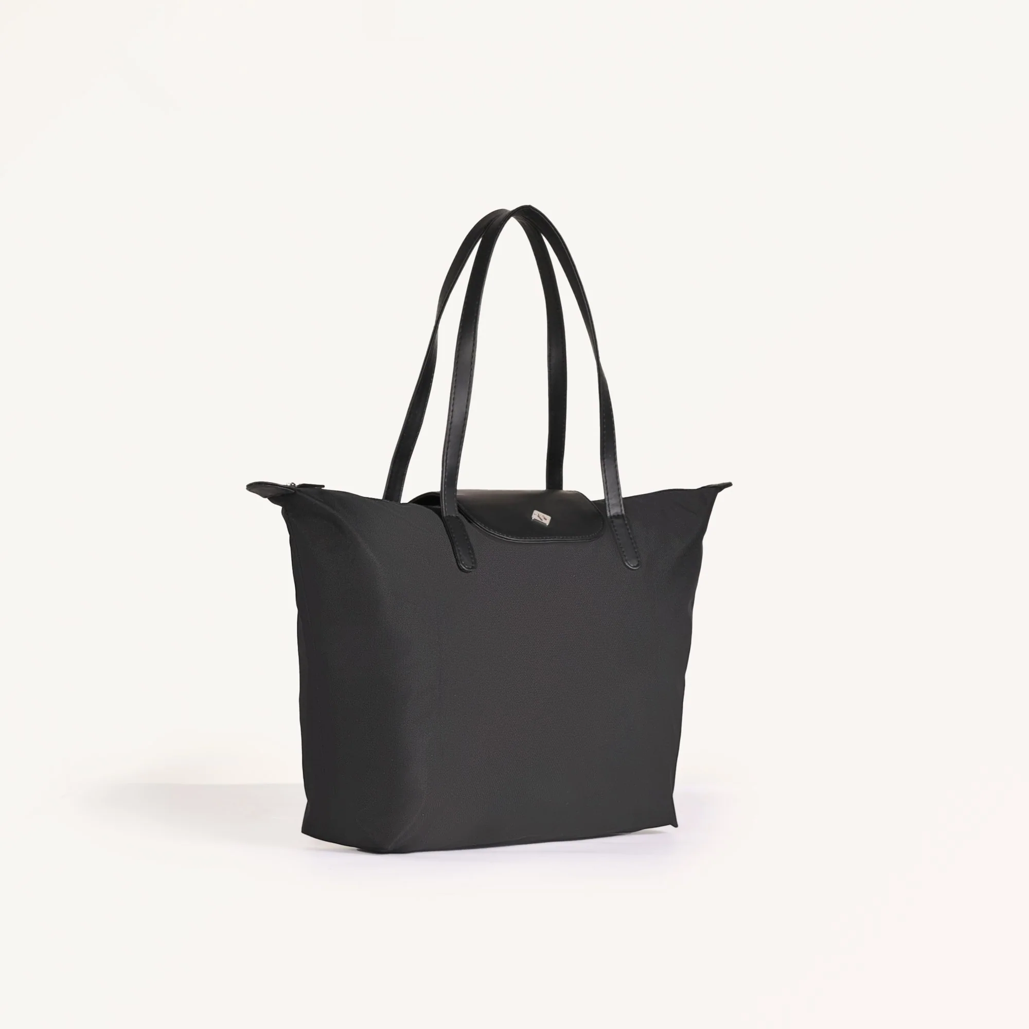 Origami Sleek Black Tote Bag For Women - Image 8