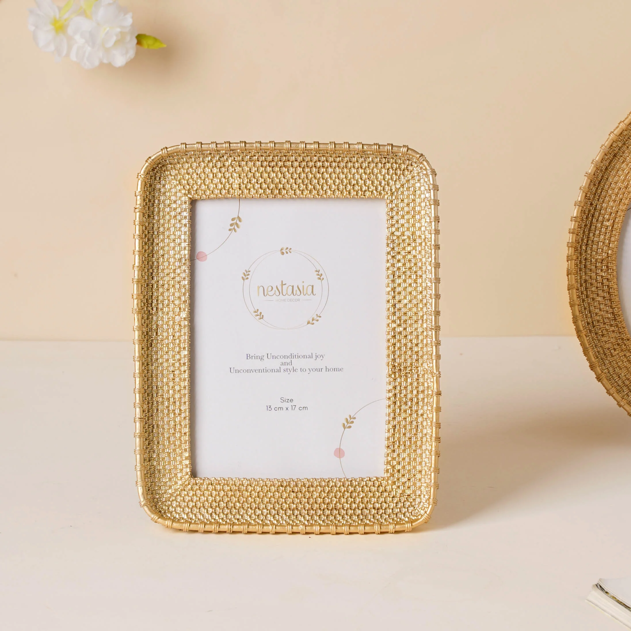 Gold Basket Photo Frame - Image 5