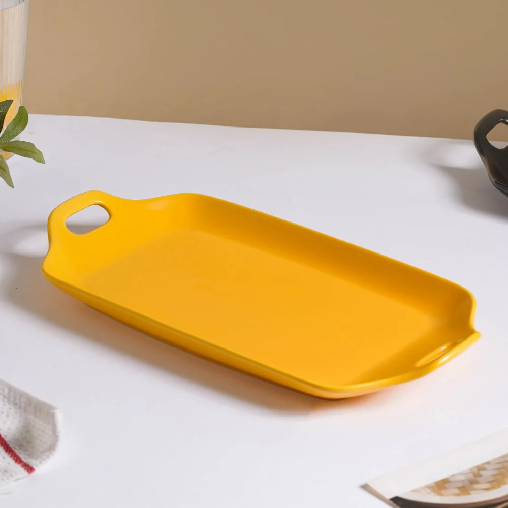 Oven Baking Tray Yellow 11.5 Inch - Image 6