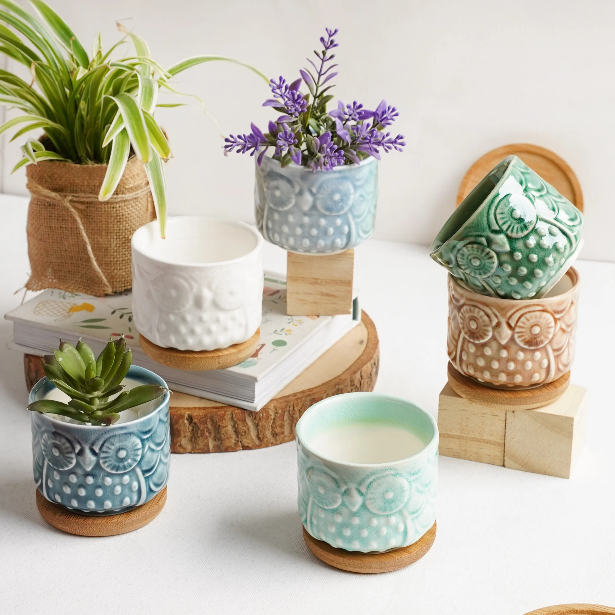 Owl Plant Pot - Image 3