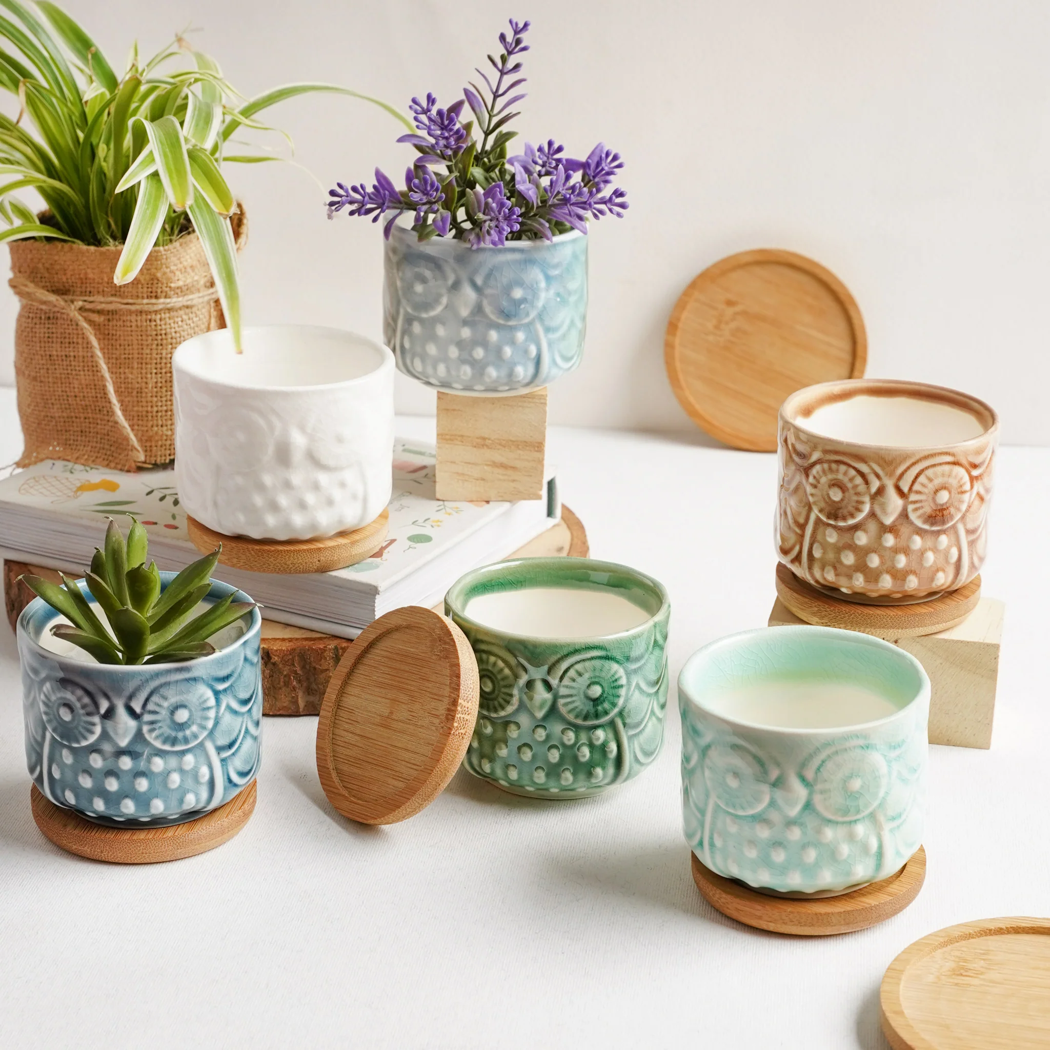 Owl Plant Pot - Image 5