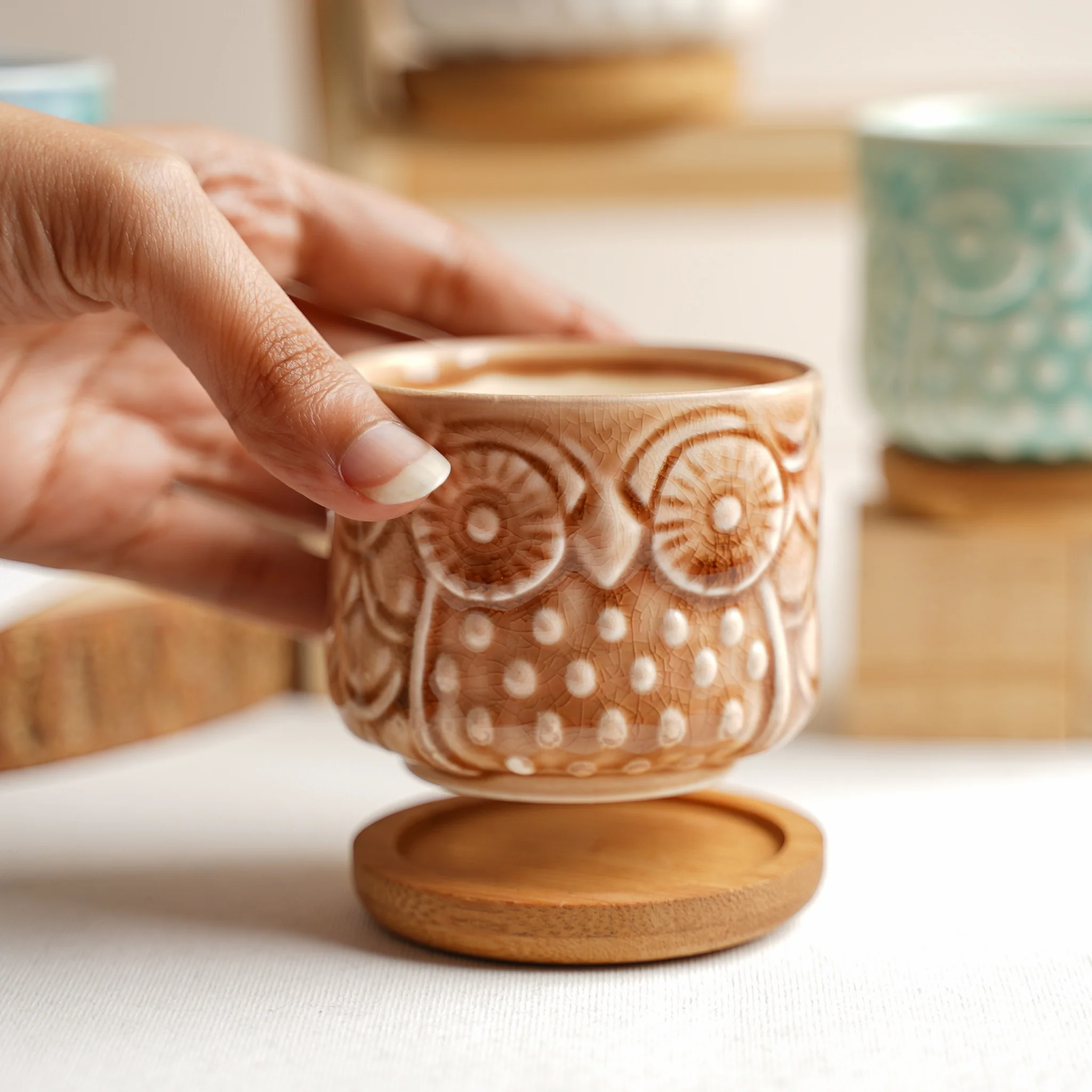 Owl Plant Pot - Image 8