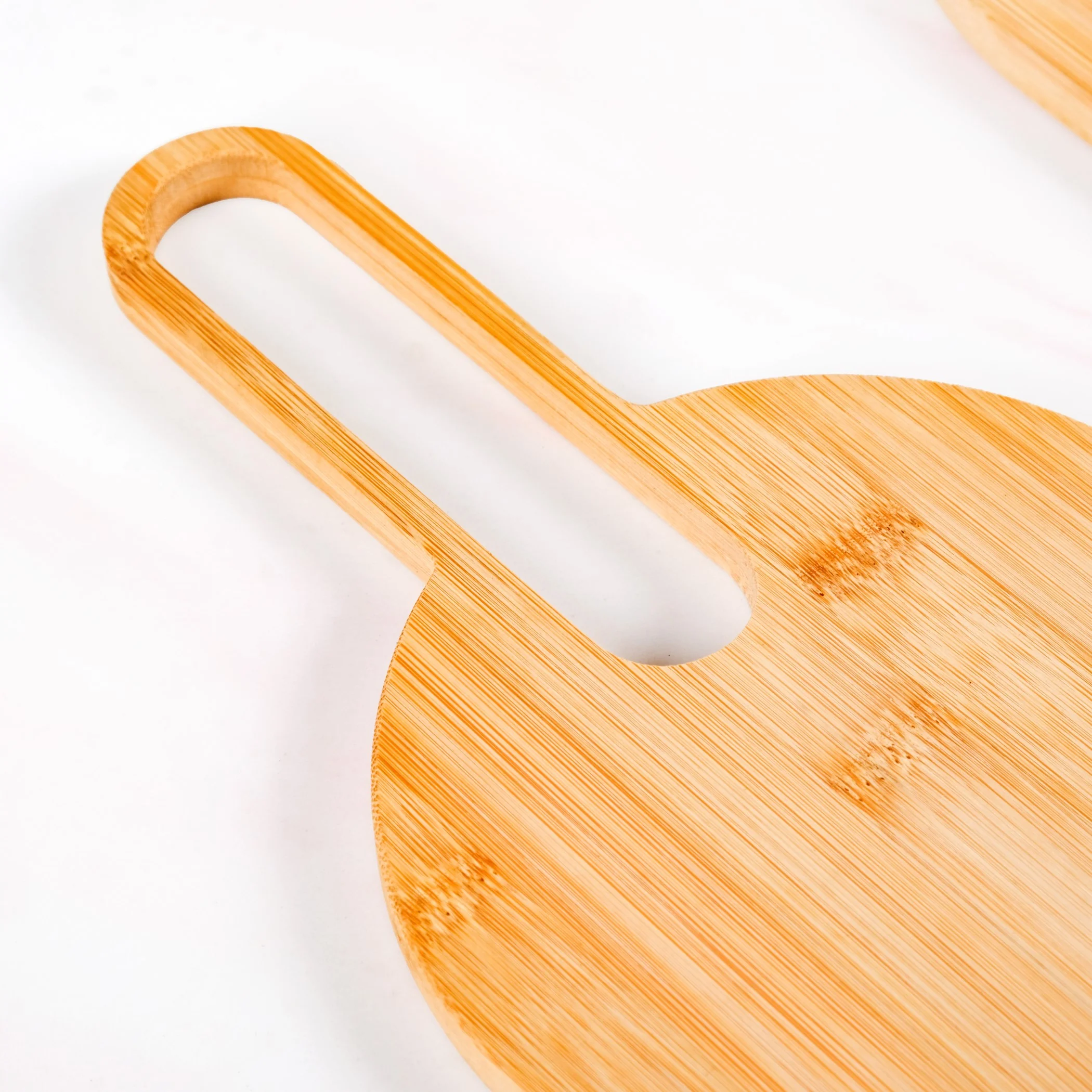 Paddle Shape Bamboo Platter Set Of 2 - Image 6