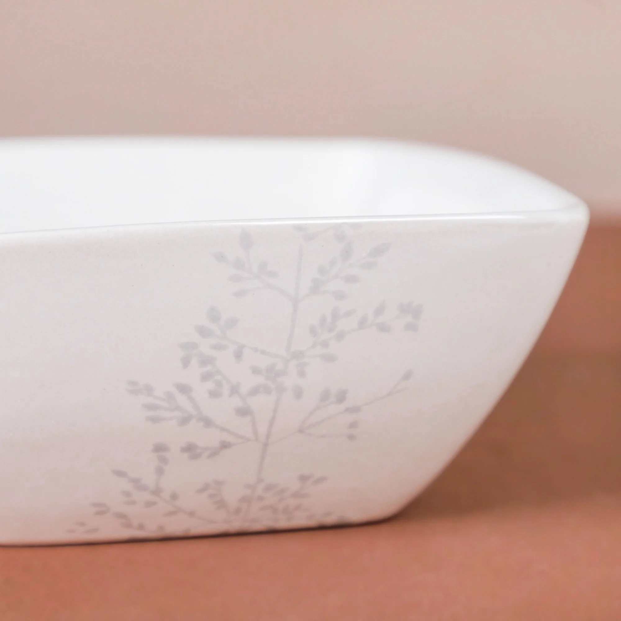 Pandora Sprig Bowl White 6 Inch 600ml - Image 12