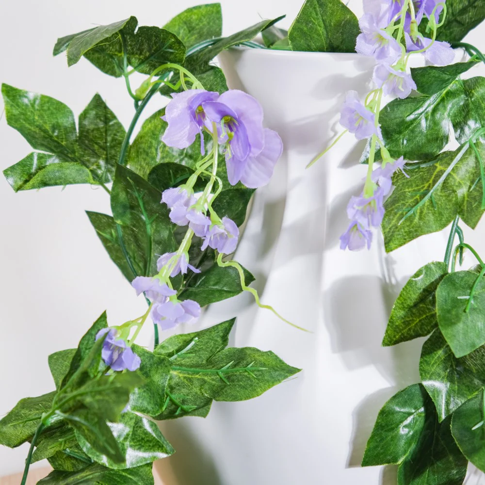 Party Decor Floral Vine Set of 2 Purple - Image 8