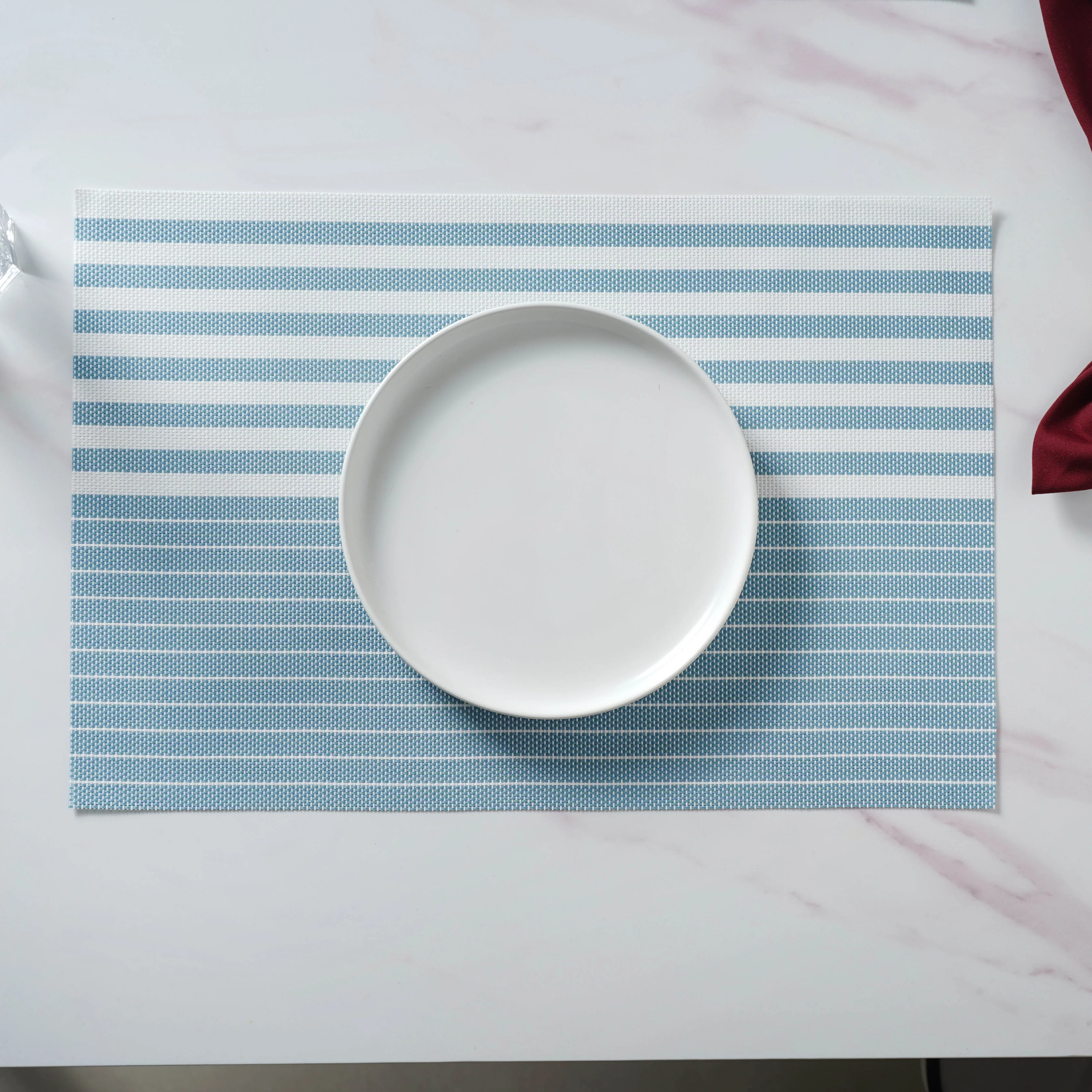 Pastel Blue Table Mat Set of 6 - Image 10
