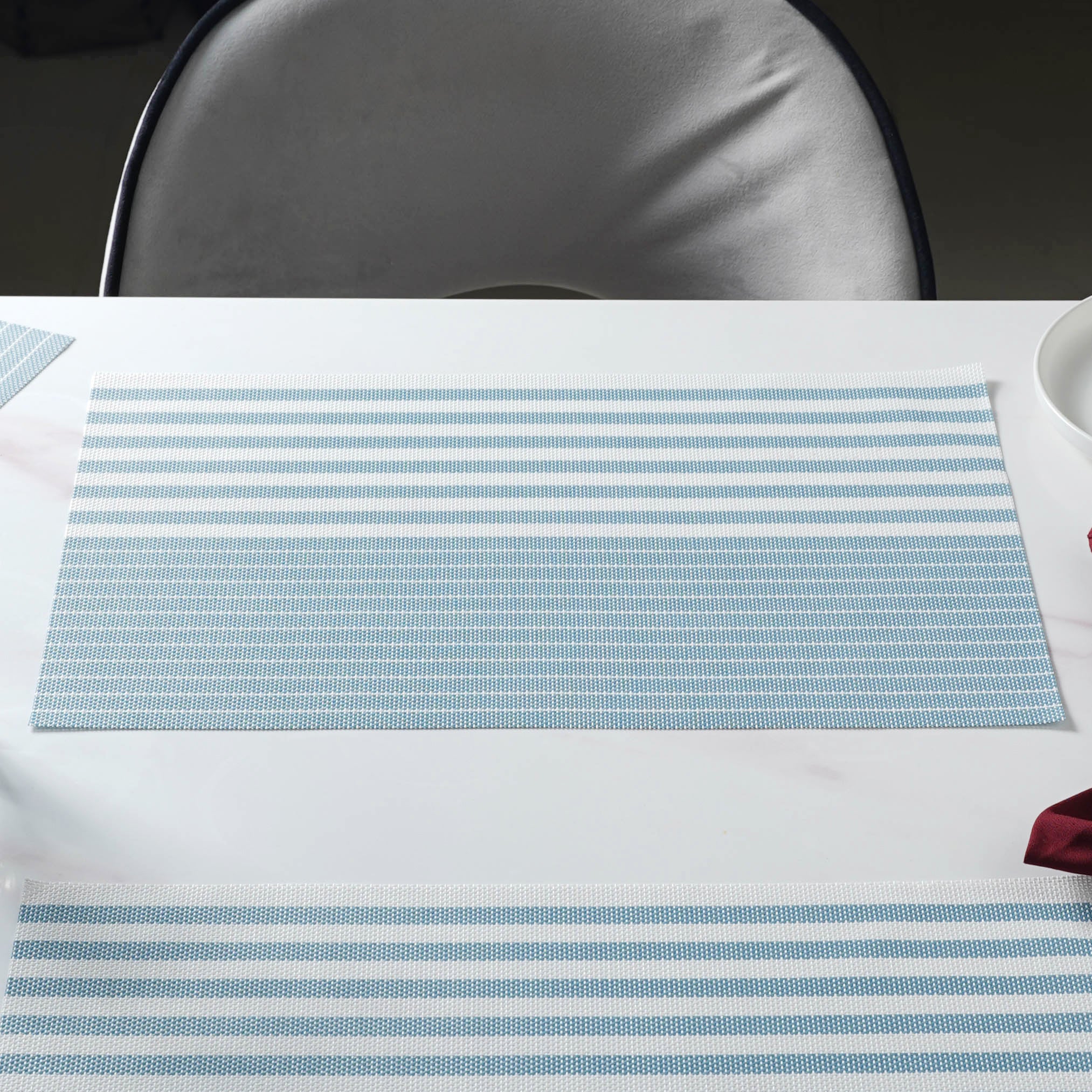 Pastel Blue Table Mat Set of 6 - Image 9