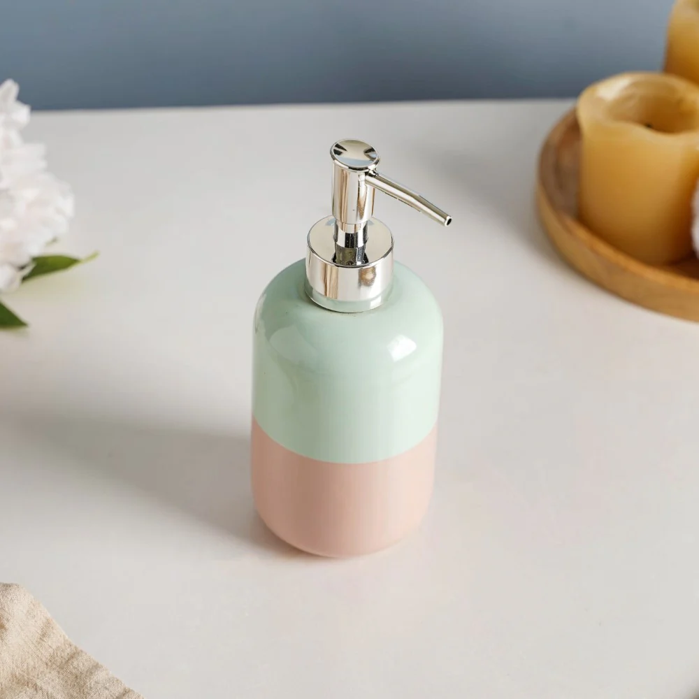 Pastel Ceramic Soap Dispenser 350 ml - Image 6